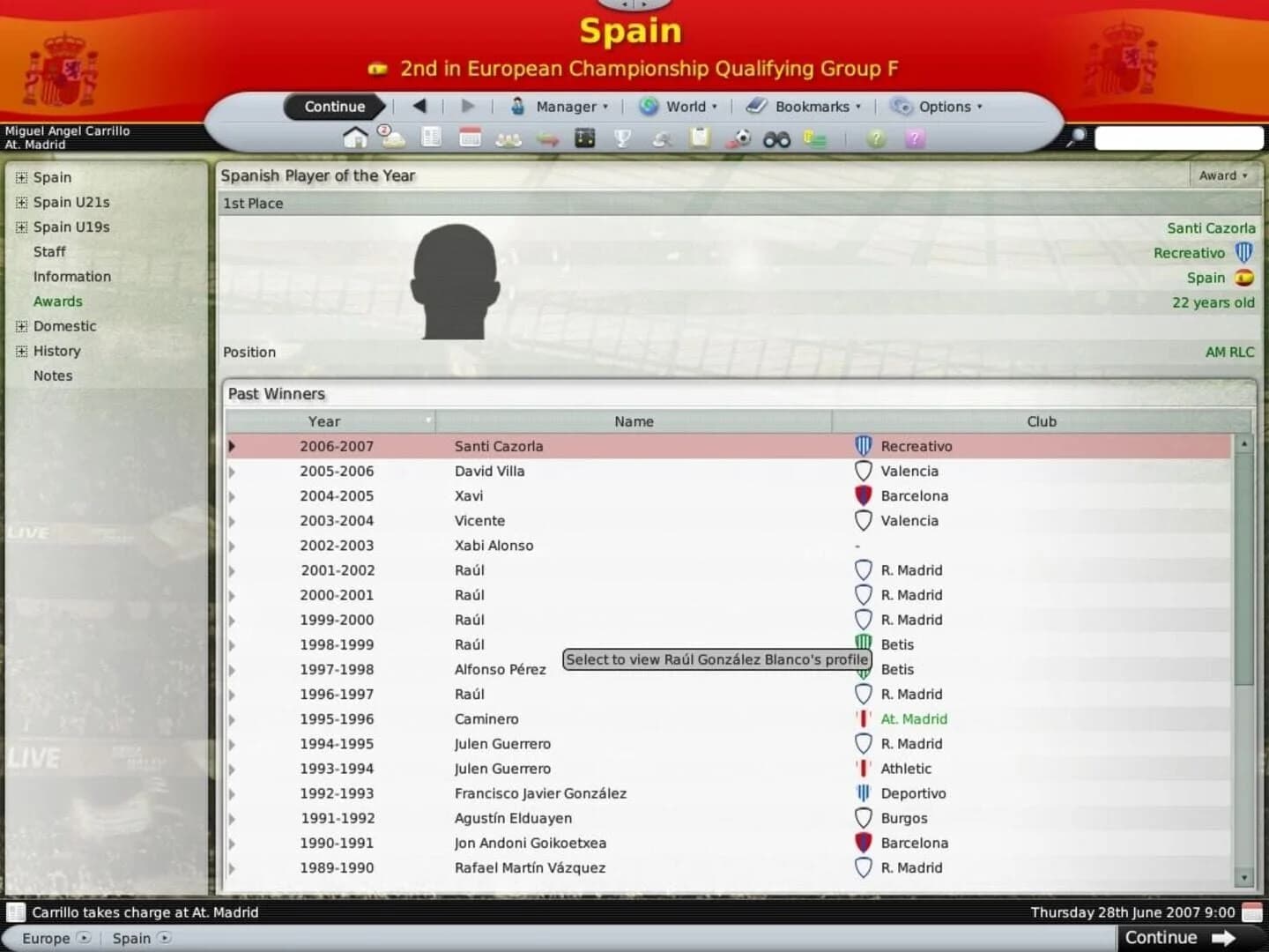 Football Manager 2008 screenshot 2