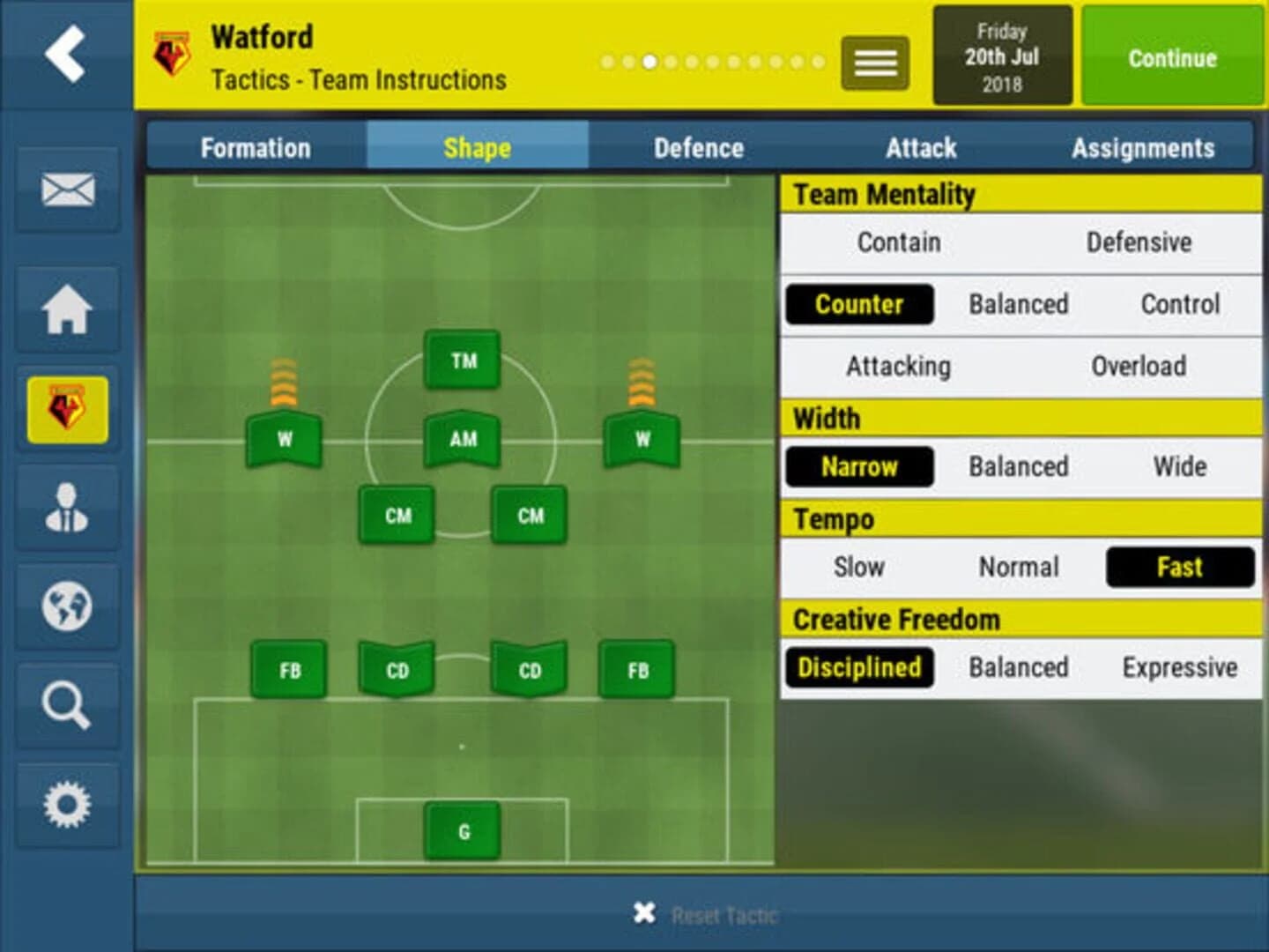 Football Manager Mobile 2018 screenshot 5