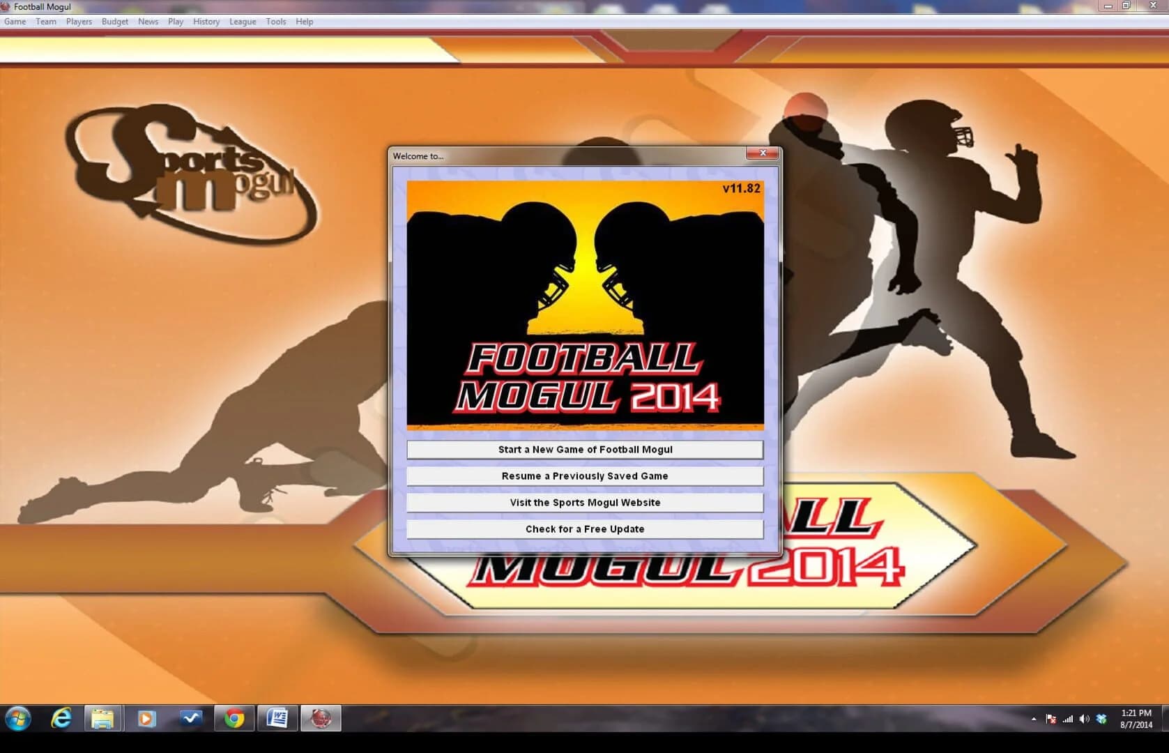 Football Mogul 2014 screenshot 1