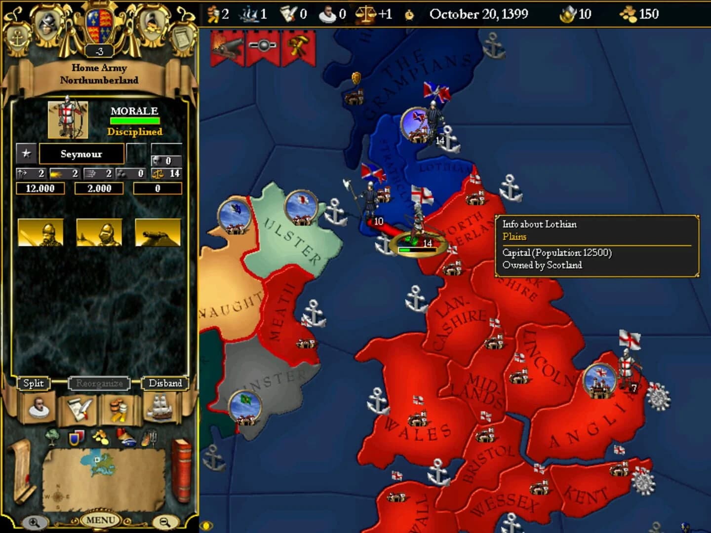 For The Glory: A Europa Universalis Game screenshot 1