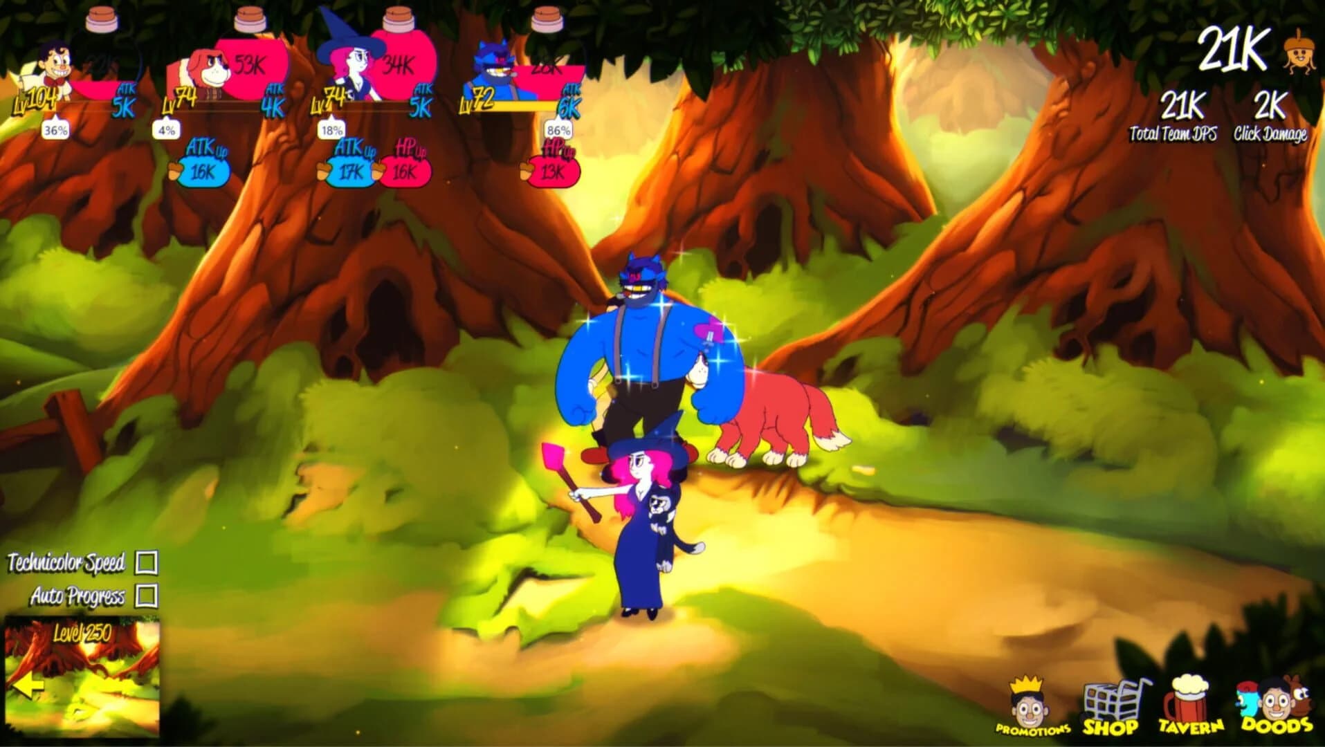 Forbidden Clicker Party screenshot 2