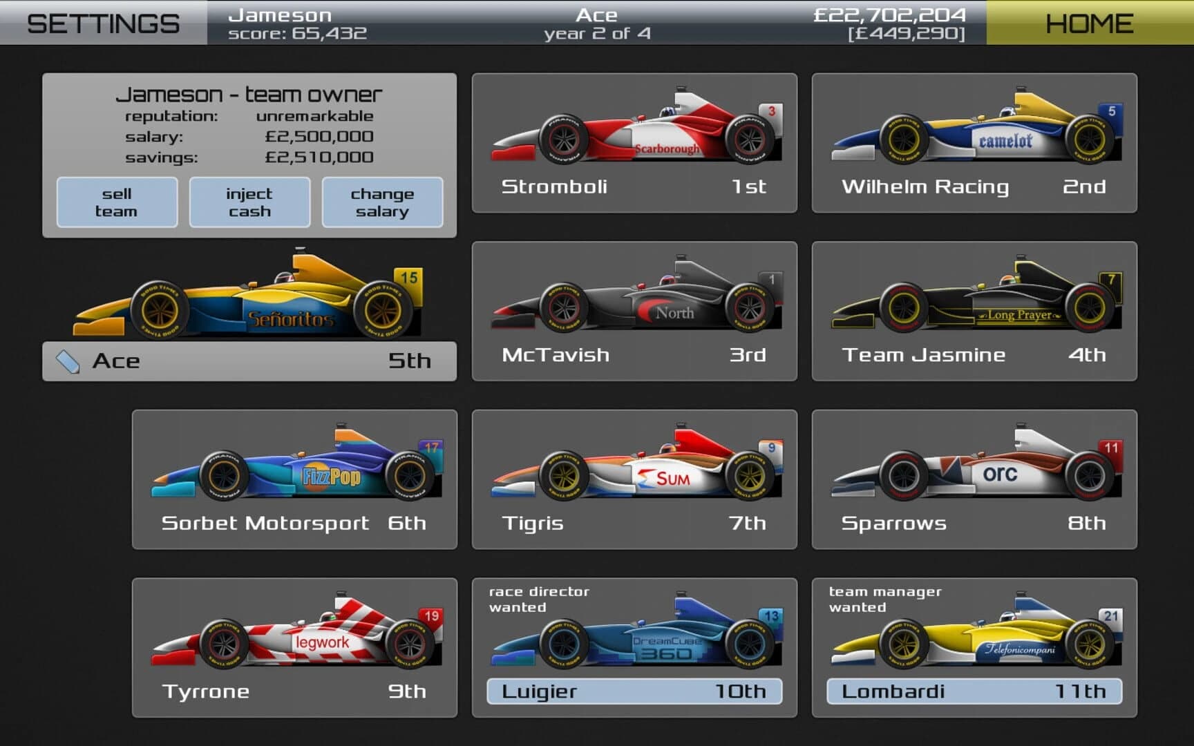 Formula XD screenshot 1