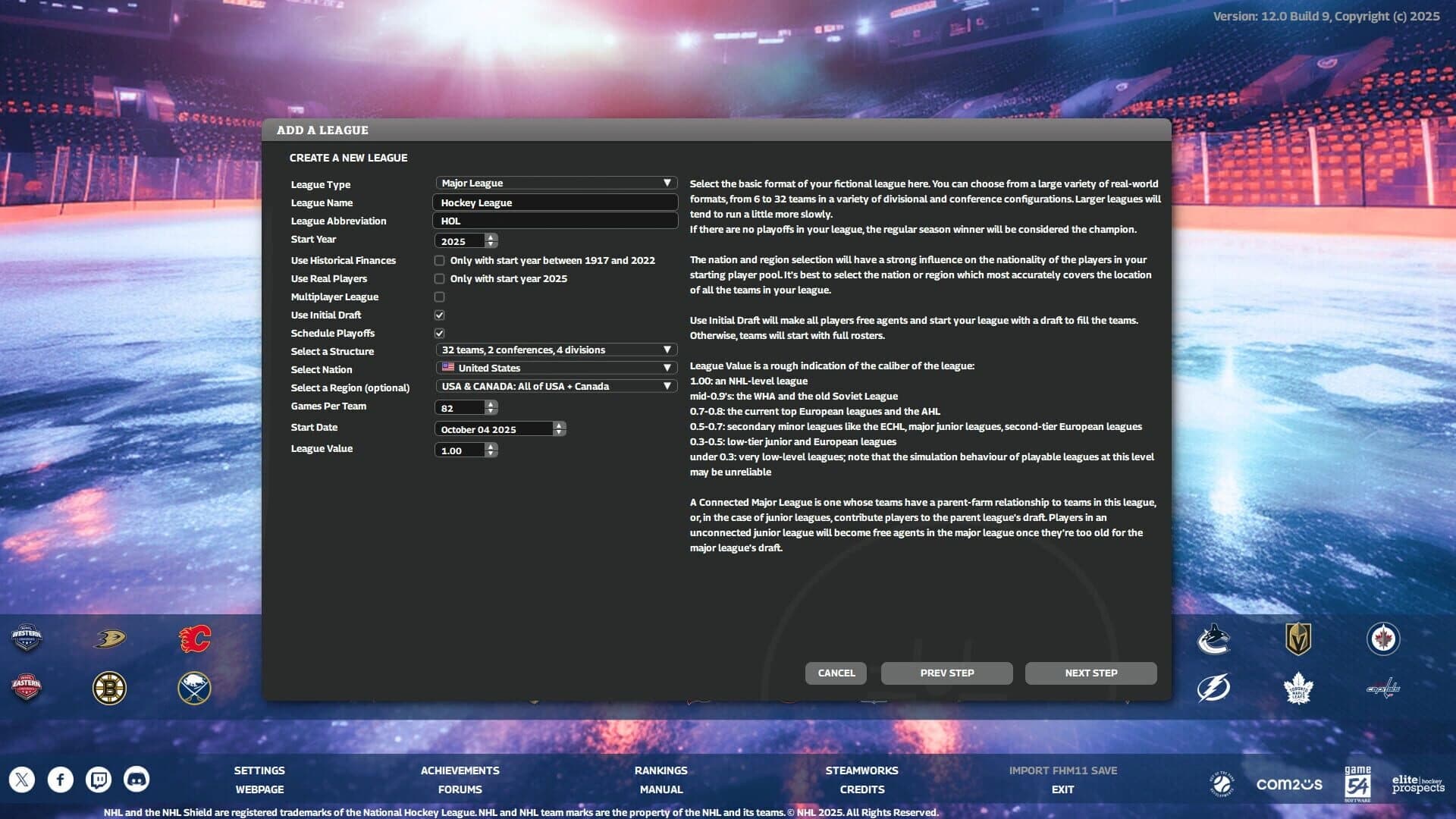 Franchise Hockey Manager 12 screenshot 2