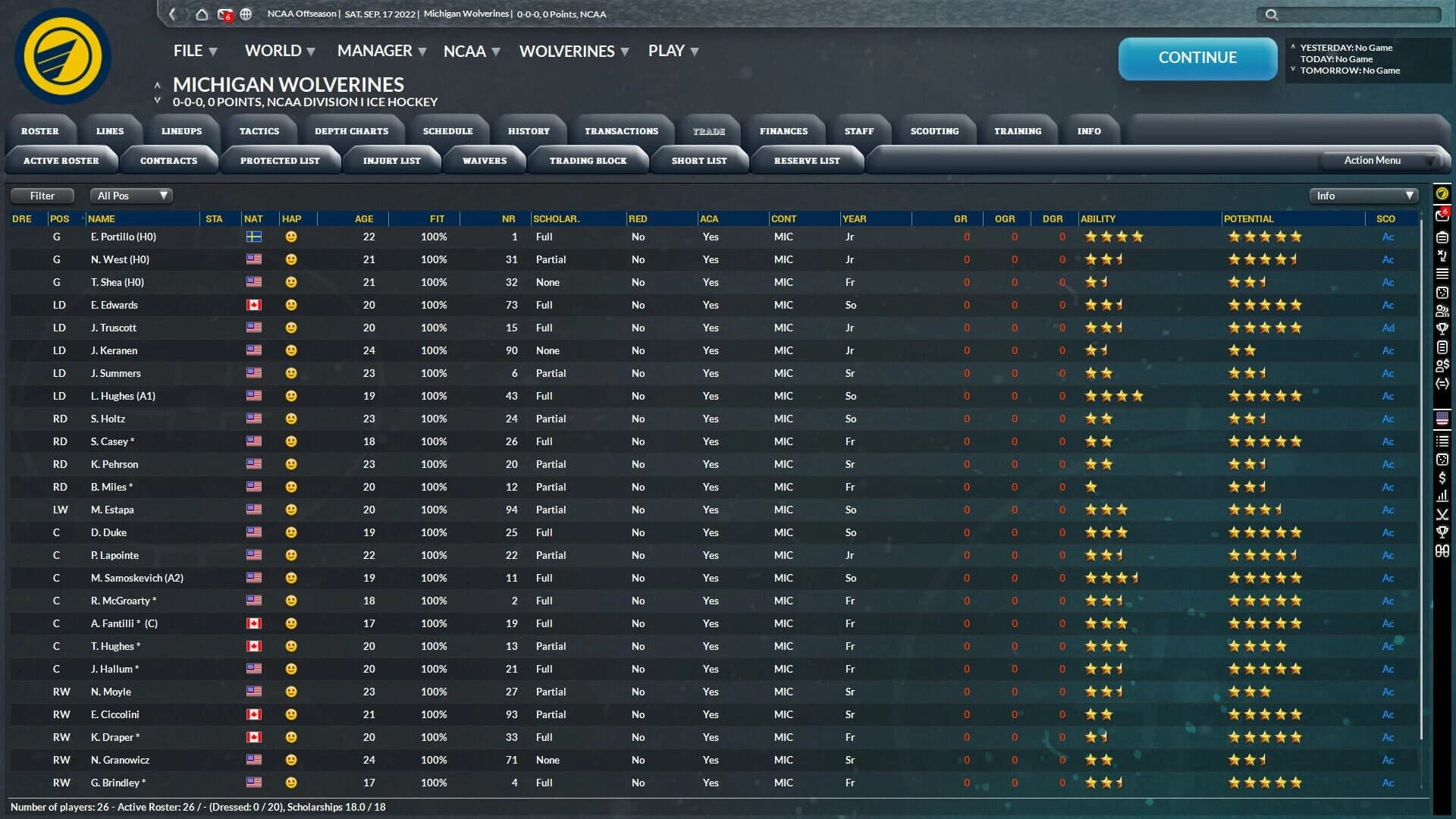 Franchise Hockey Manager 9 screenshot 2