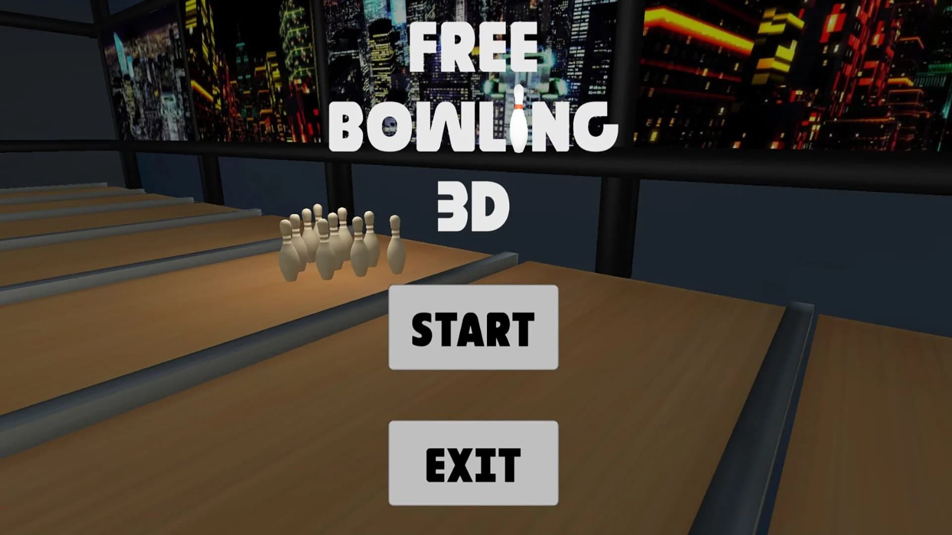 Free Bowling 3D screenshot 1