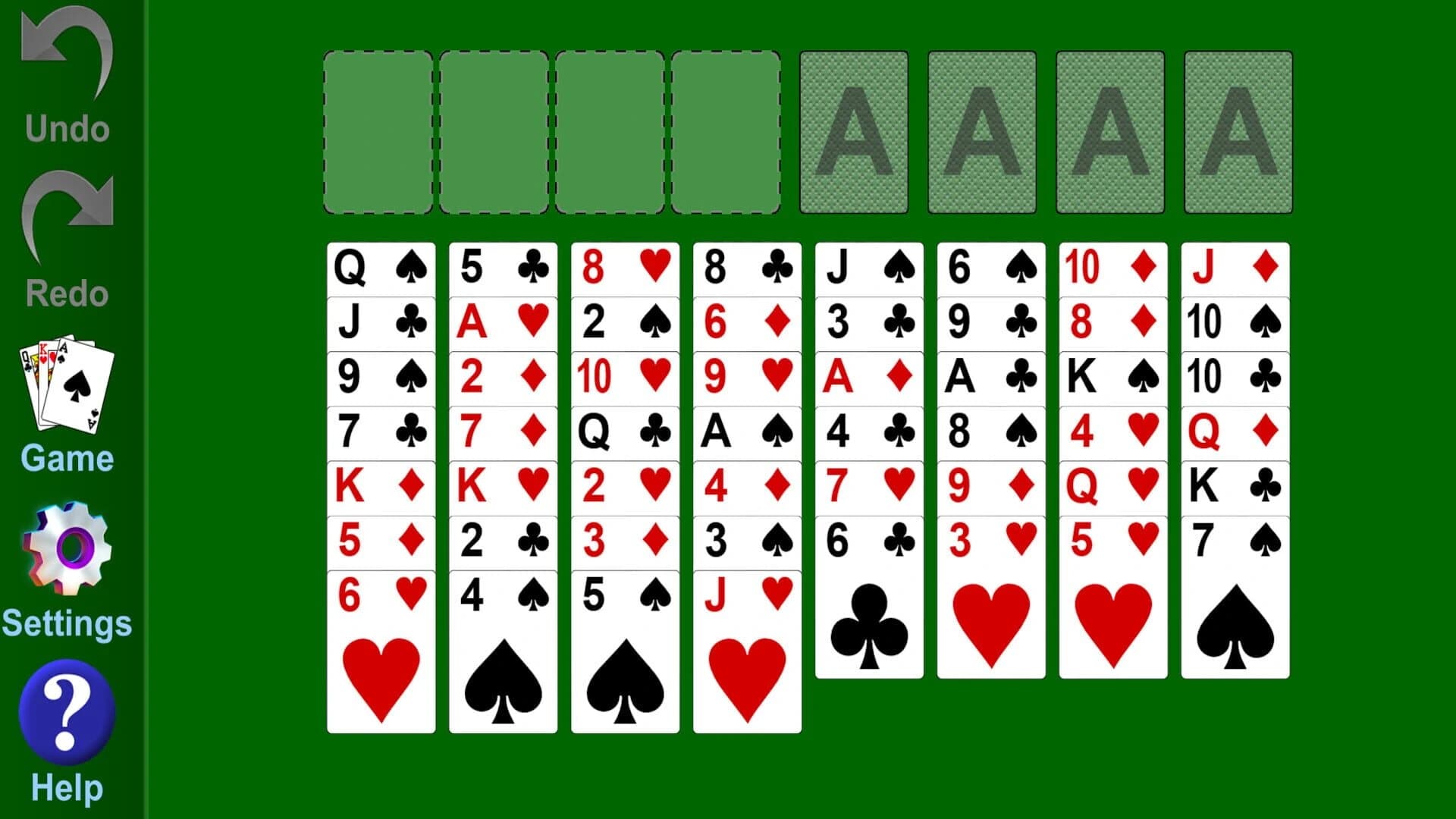 FreeCell Solitaire Classic Card Game screenshot 2