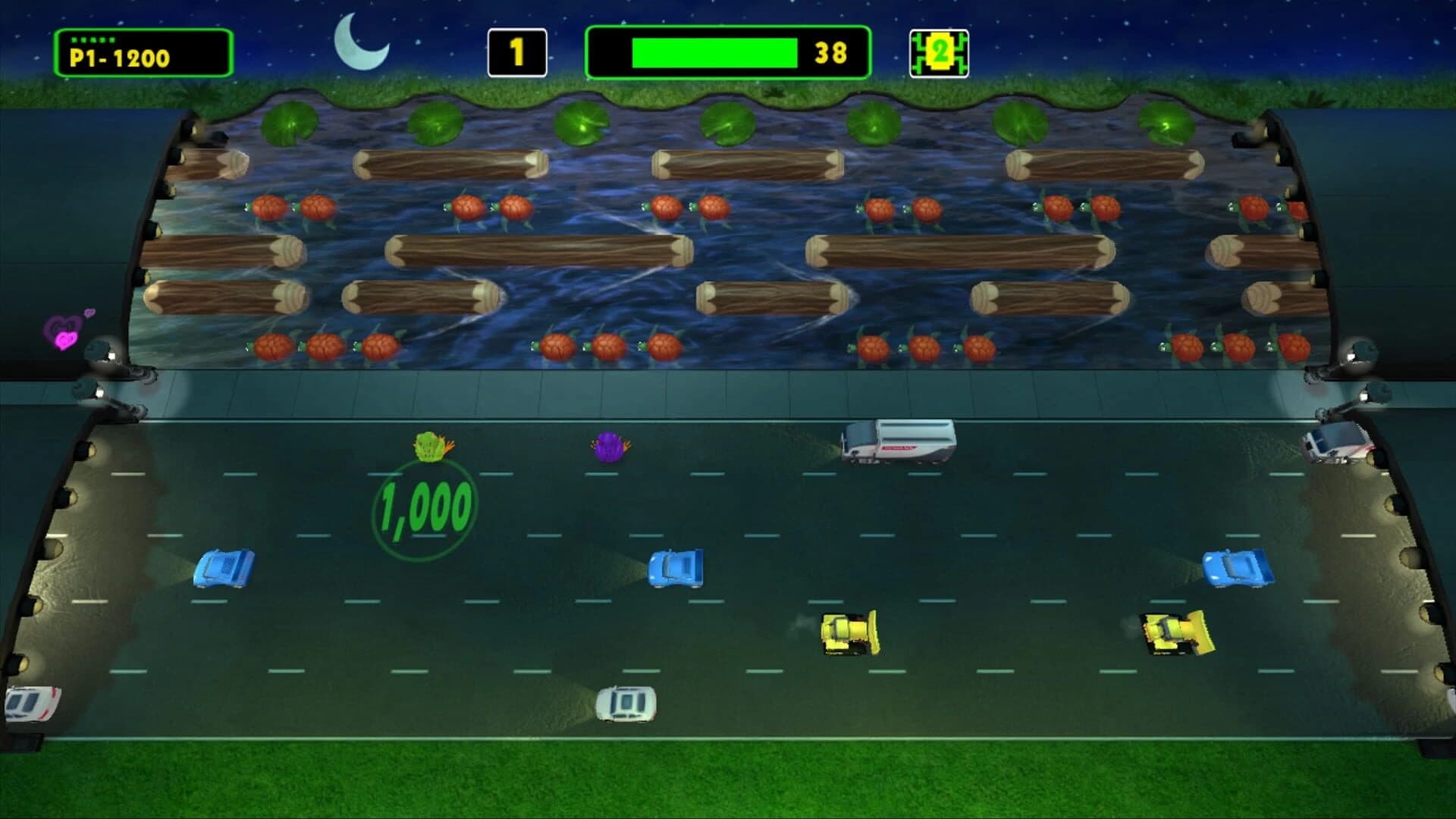 Frogger: Hyper Arcade Edition screenshot 2