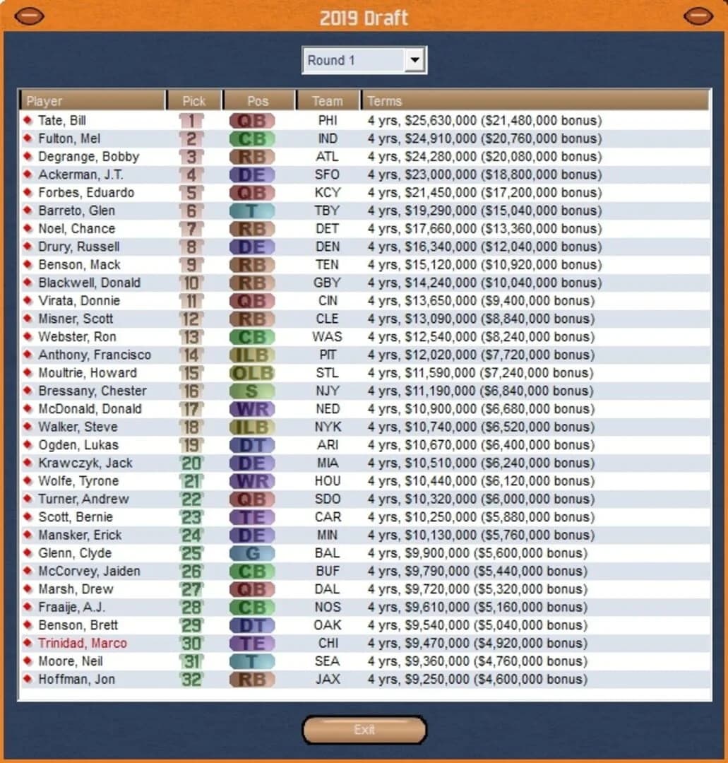 Front Office Football Seven screenshot 5