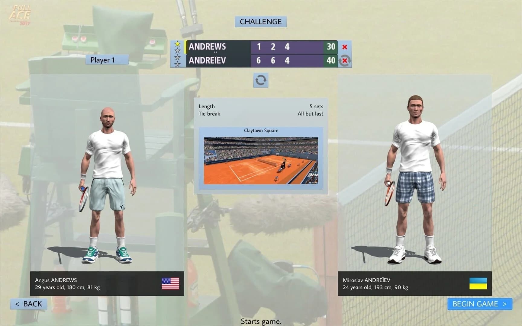 Full Ace Tennis Simulator screenshot 5