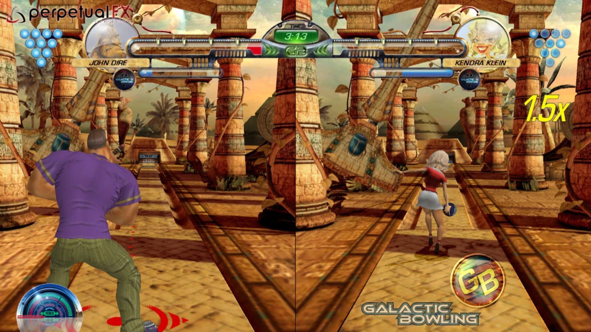 Galactic Bowling screenshot 2