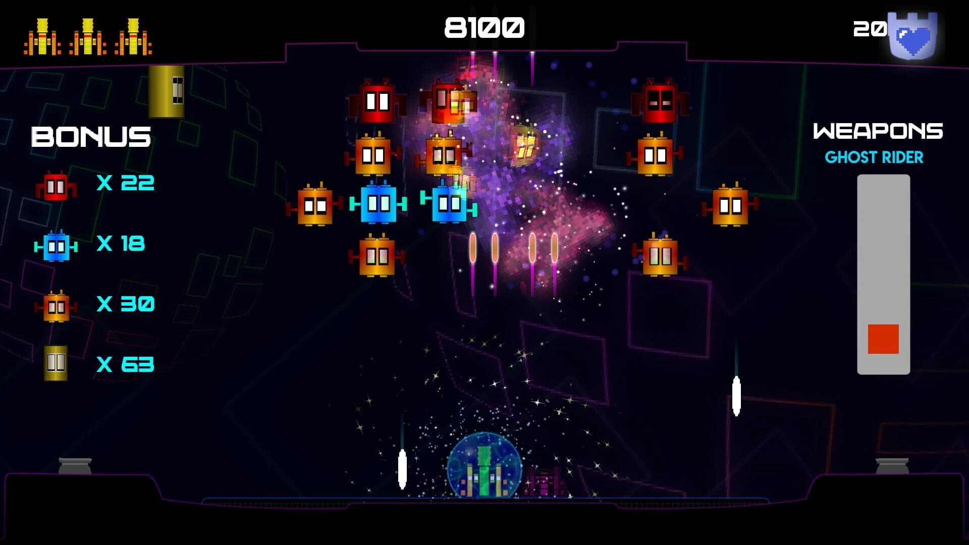 Galactoids: Galactic Invaders screenshot 1