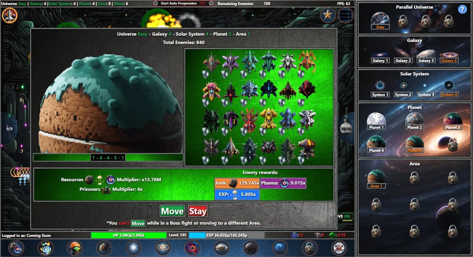 Galaxy Idle Clicker screenshot 4