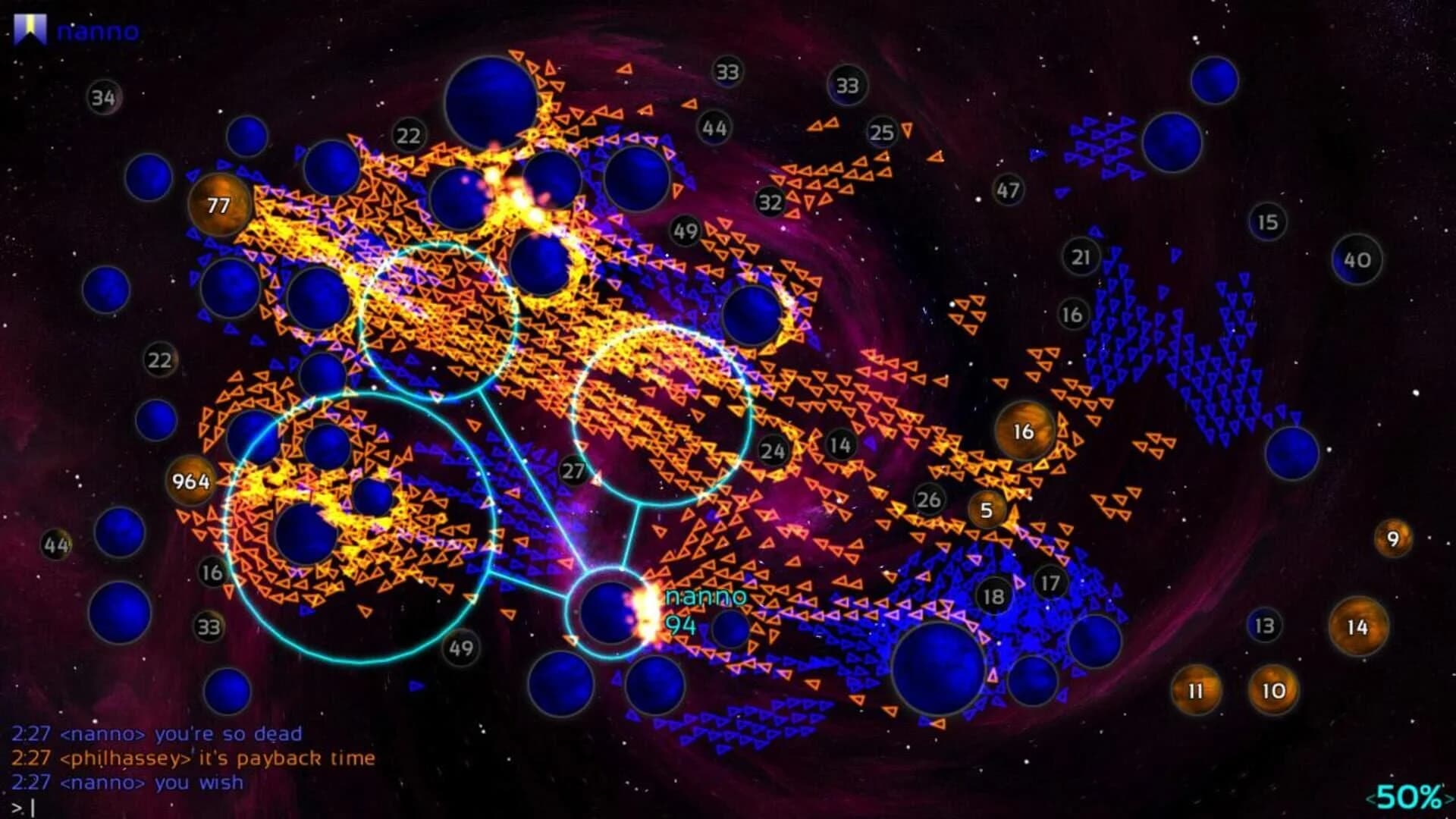 Galcon Fusion screenshot 5