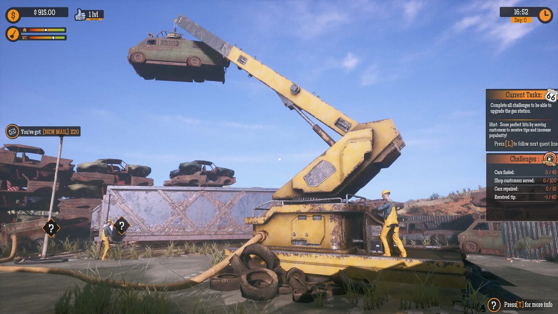 Gas Station Simulator: Car Junkyard screenshot 3