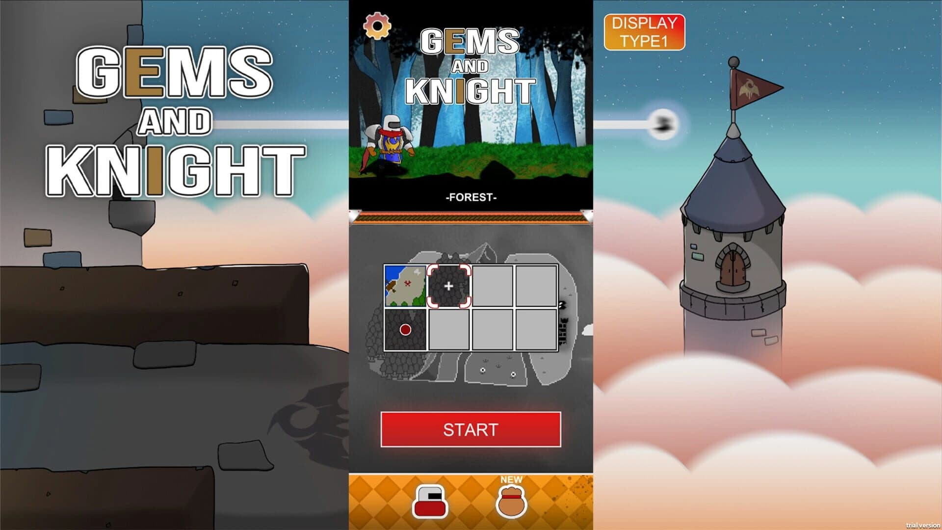Gems and Knight screenshot 1