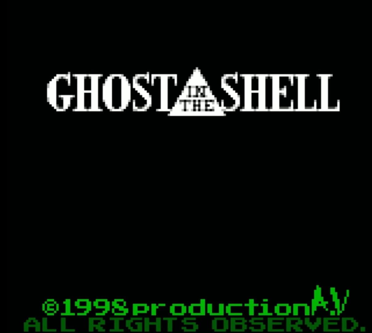 Ghost in the Shell GBC screenshot 1