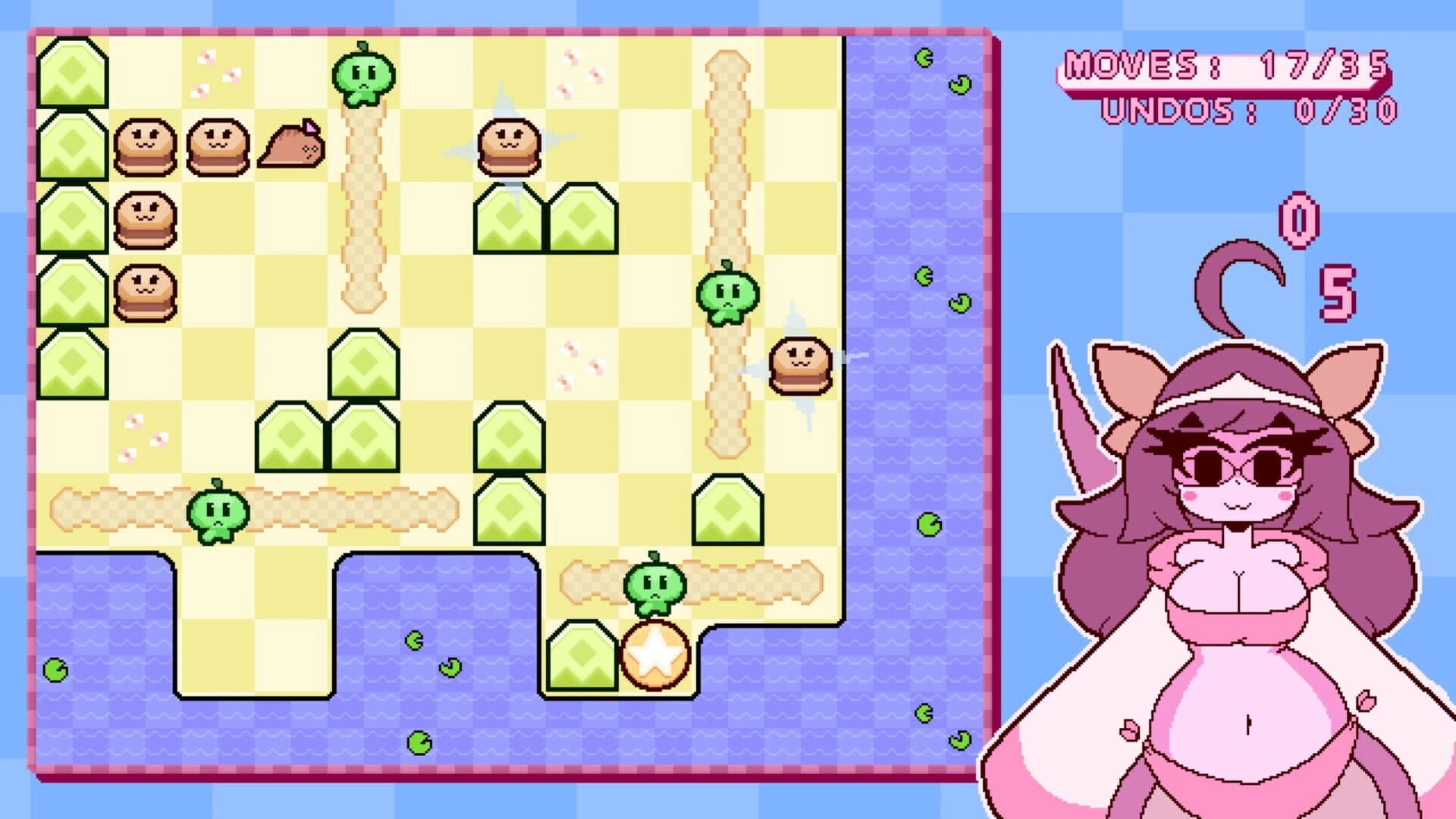 Giant Snake Girl Wants the Burger! screenshot 2