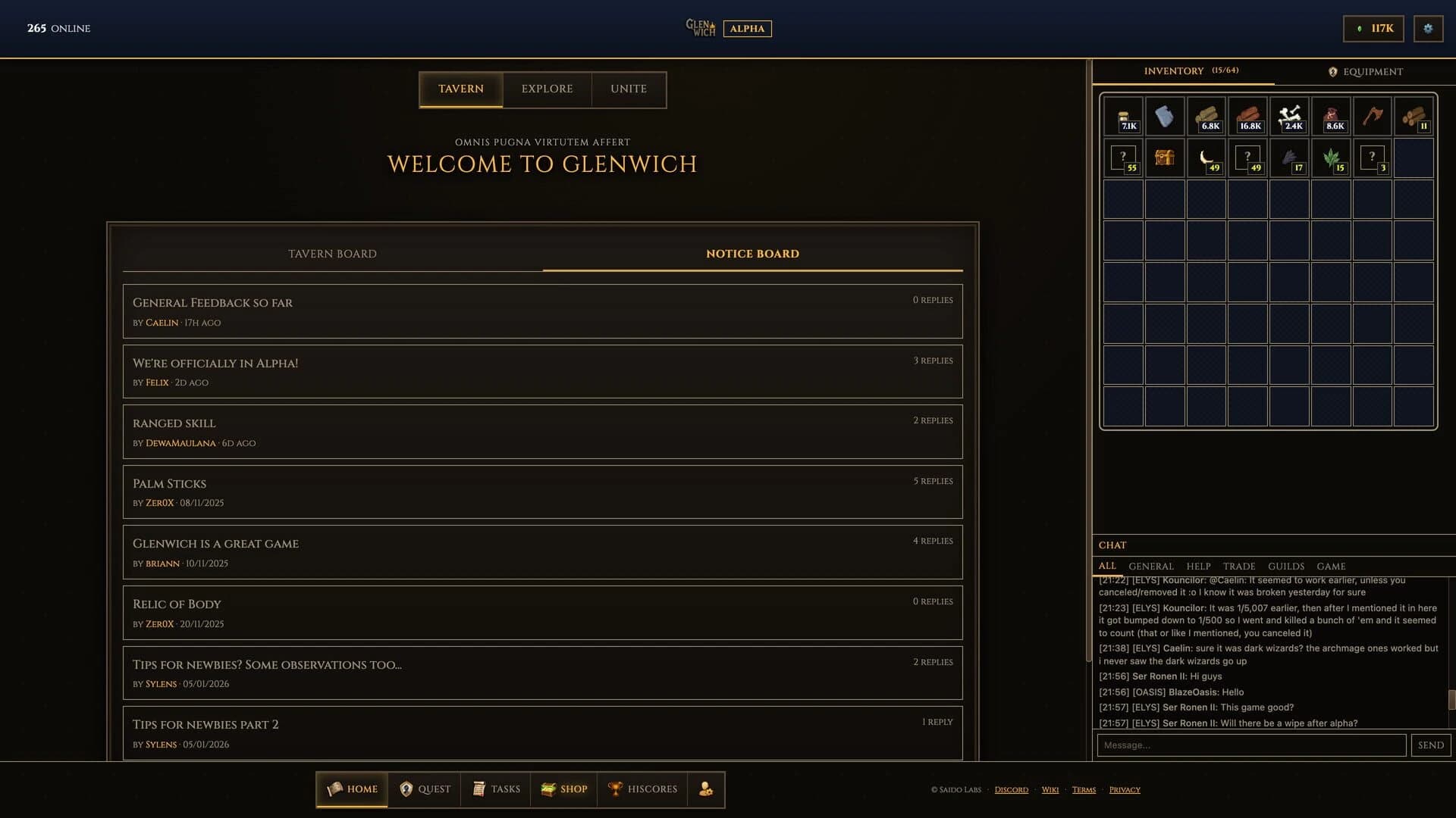 Glenwich Idle MMO screenshot 1