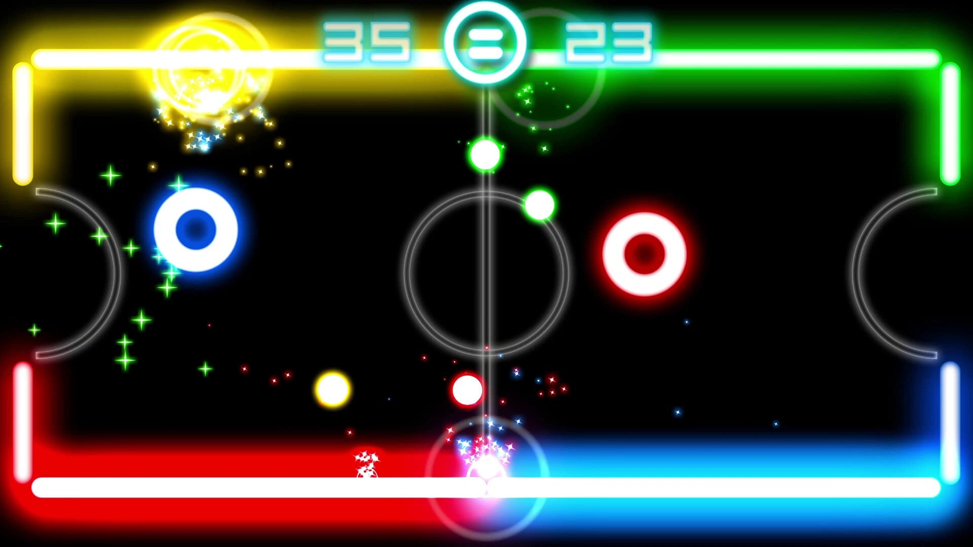 Glow Hockey screenshot 2