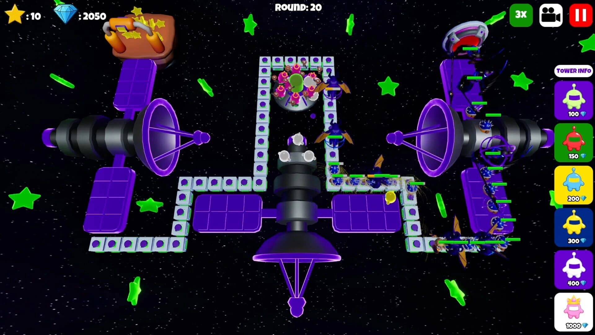 Glowbot Tower Defense screenshot 5