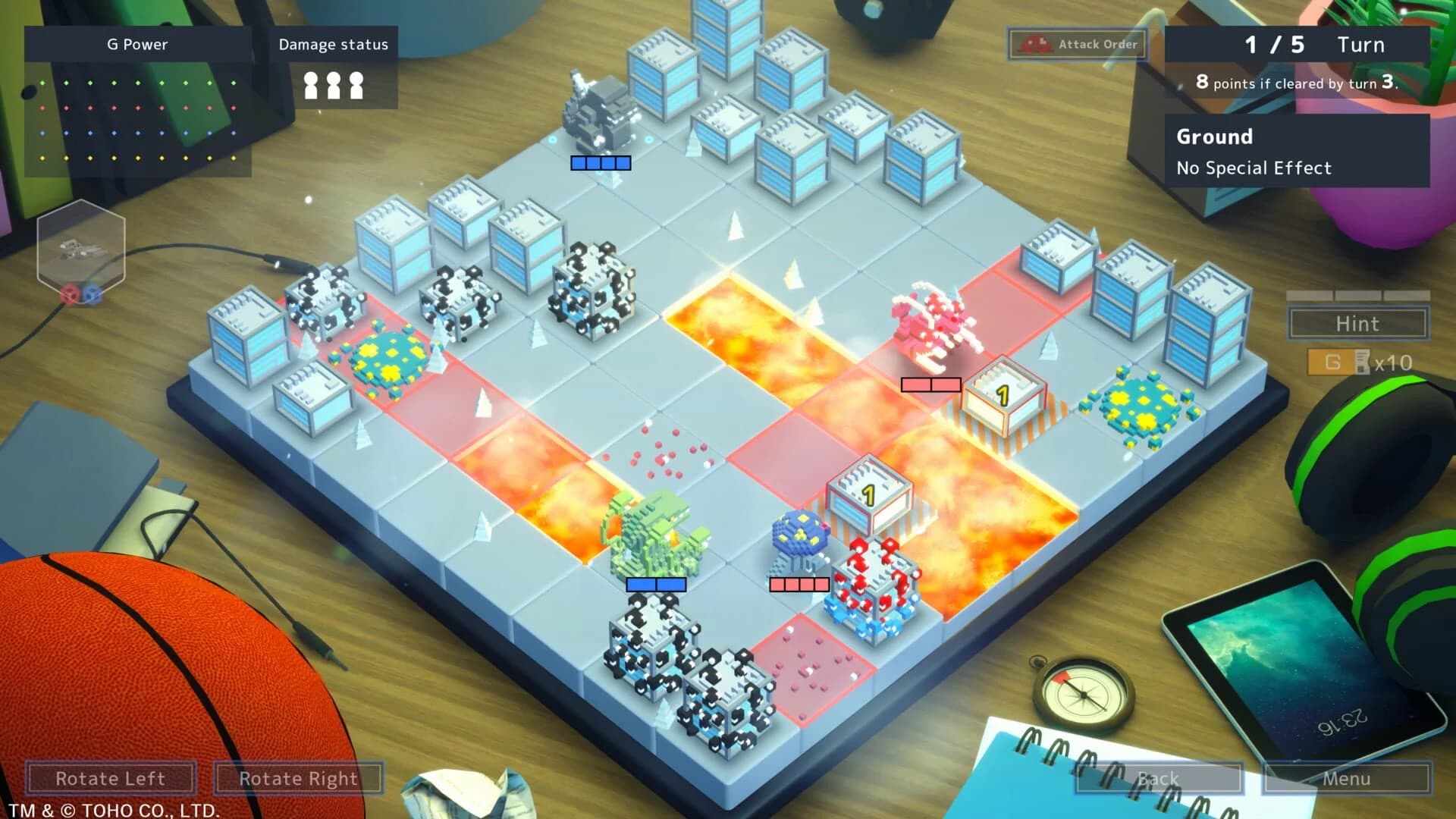 Godzilla Voxel Wars screenshot 1