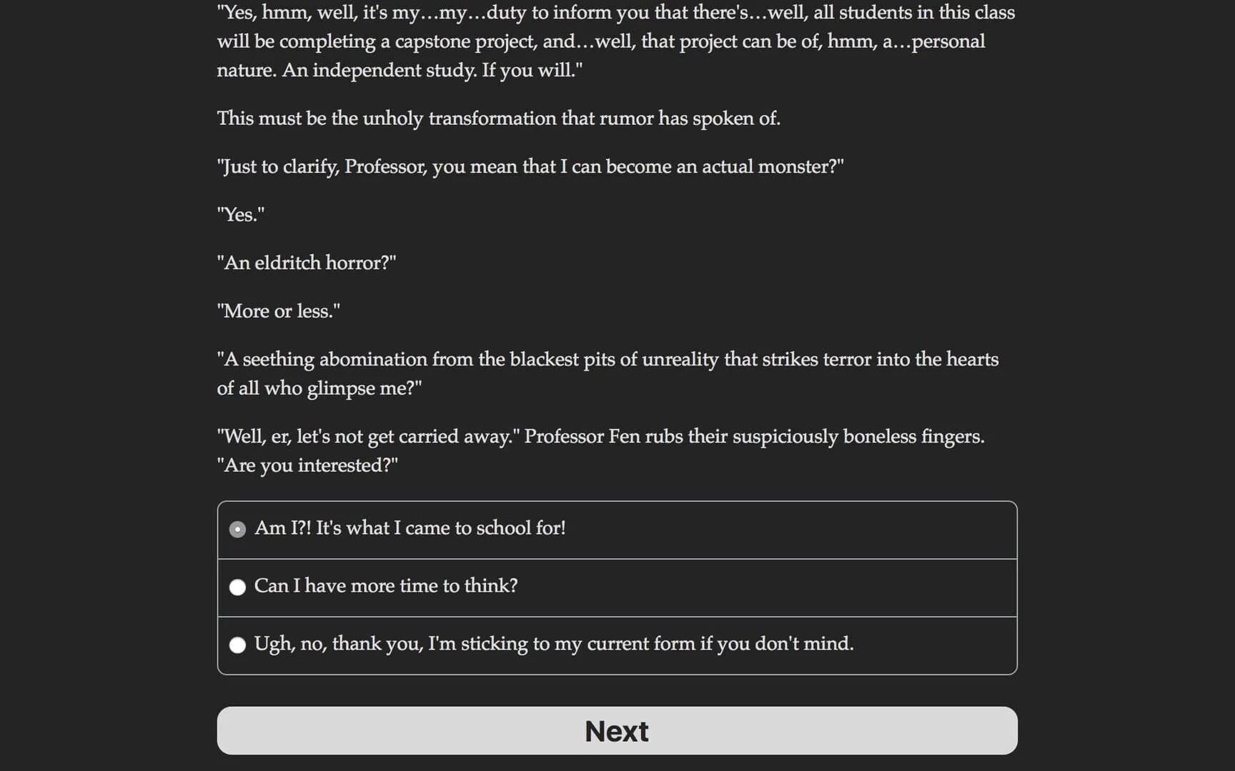 Grand Academy for Future Villains screenshot 2