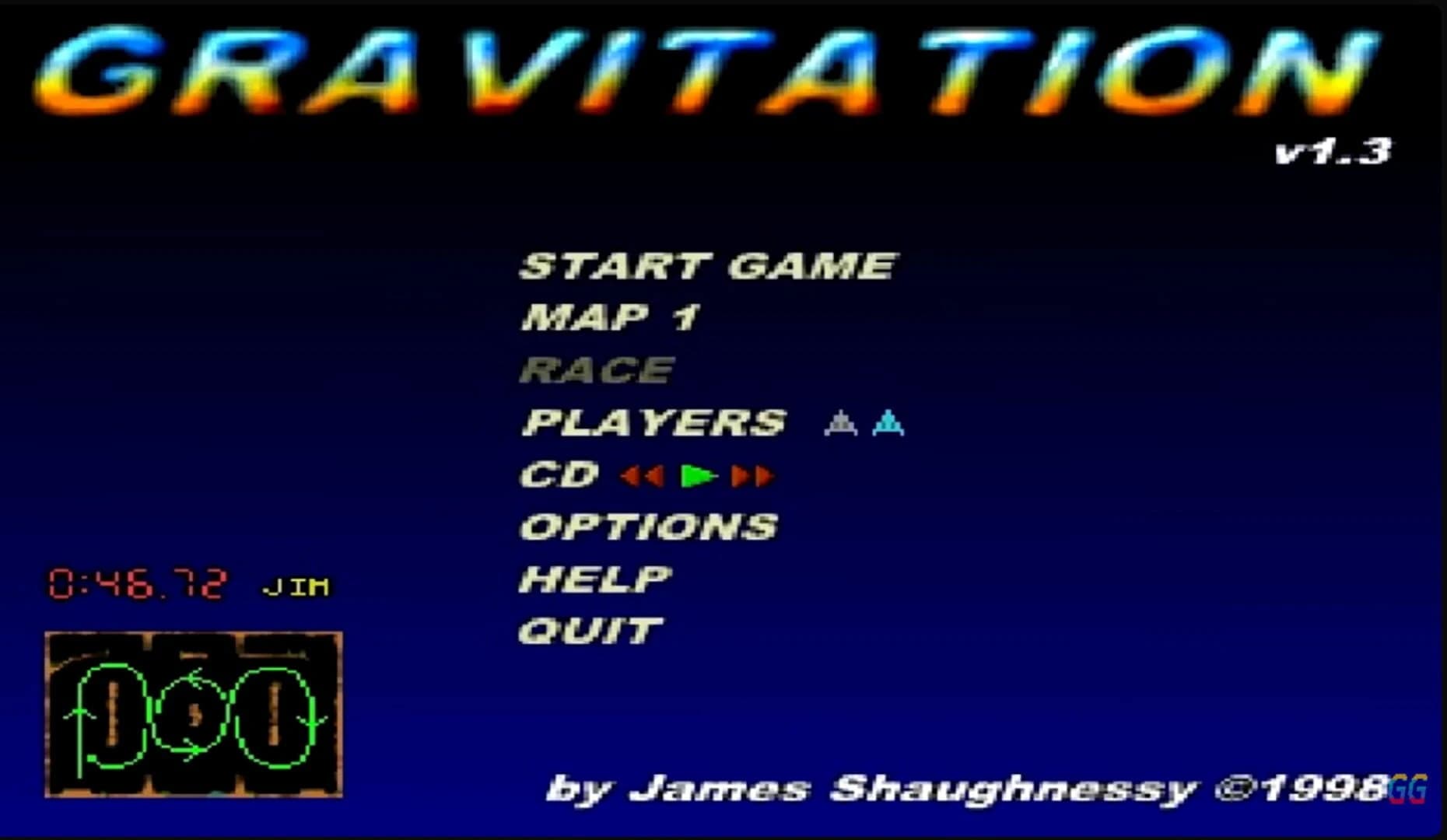 Gravitation screenshot 1