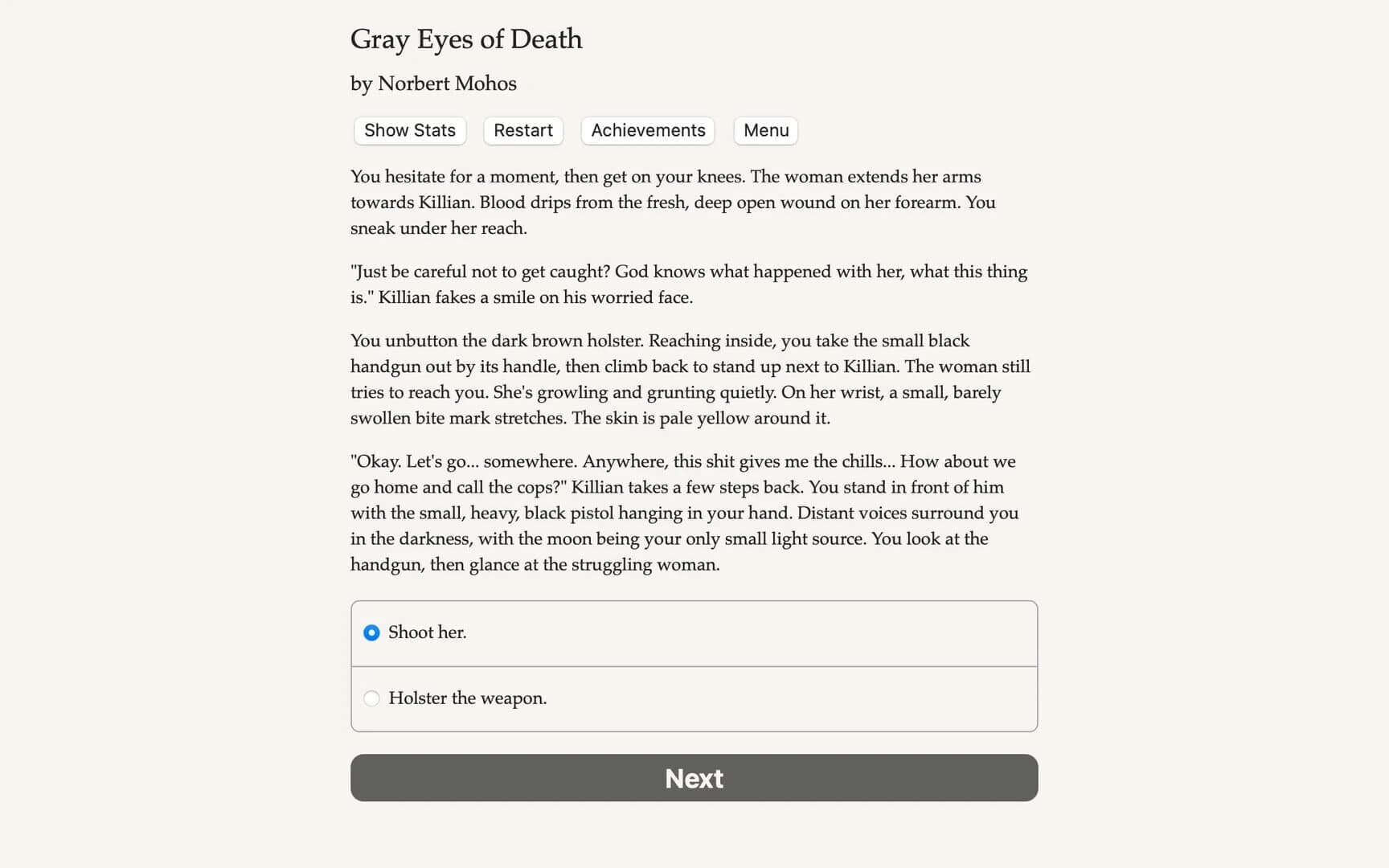 Grey Eyes of Death screenshot 3
