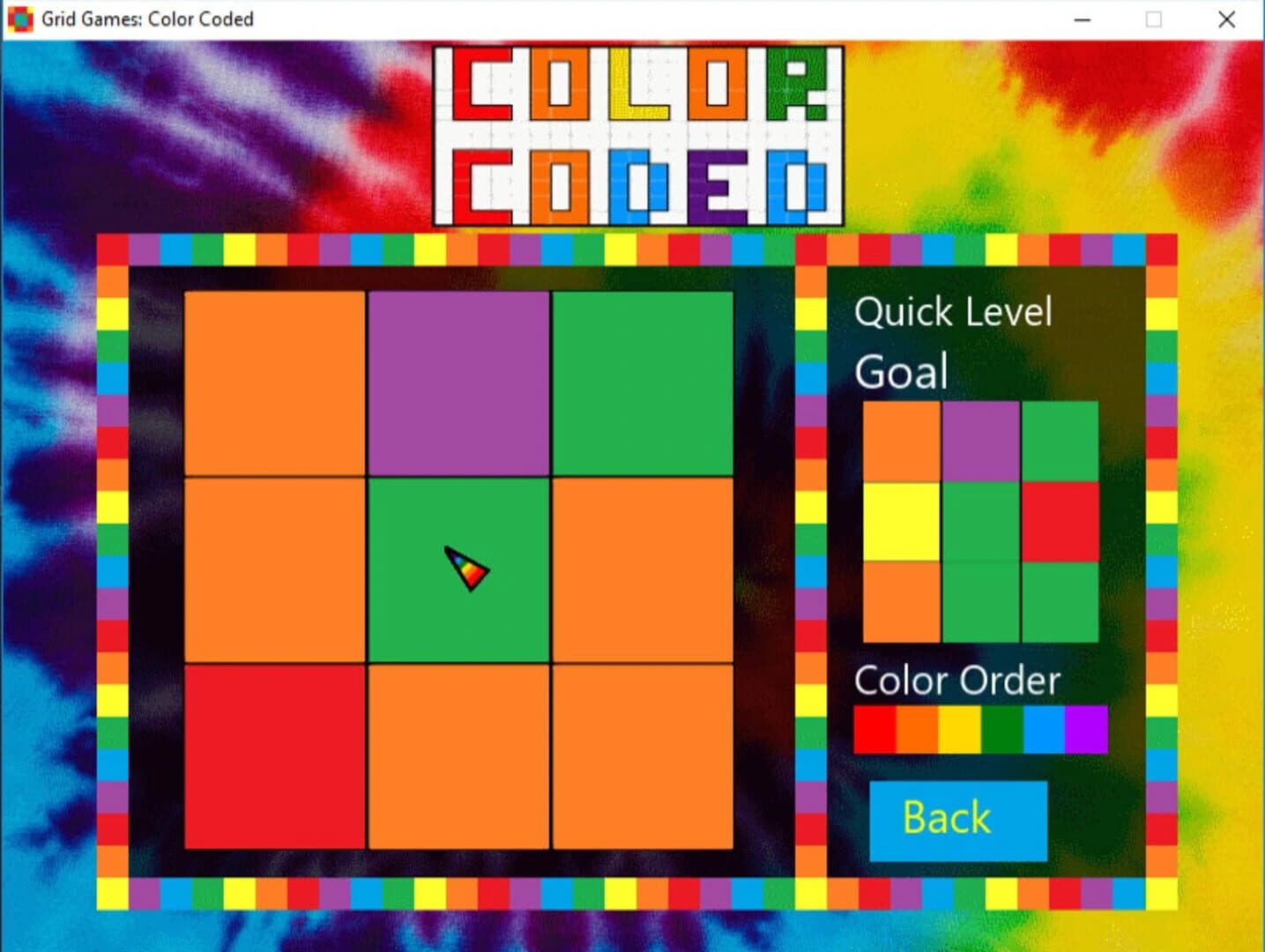 Grid Games: Color Coded screenshot 1