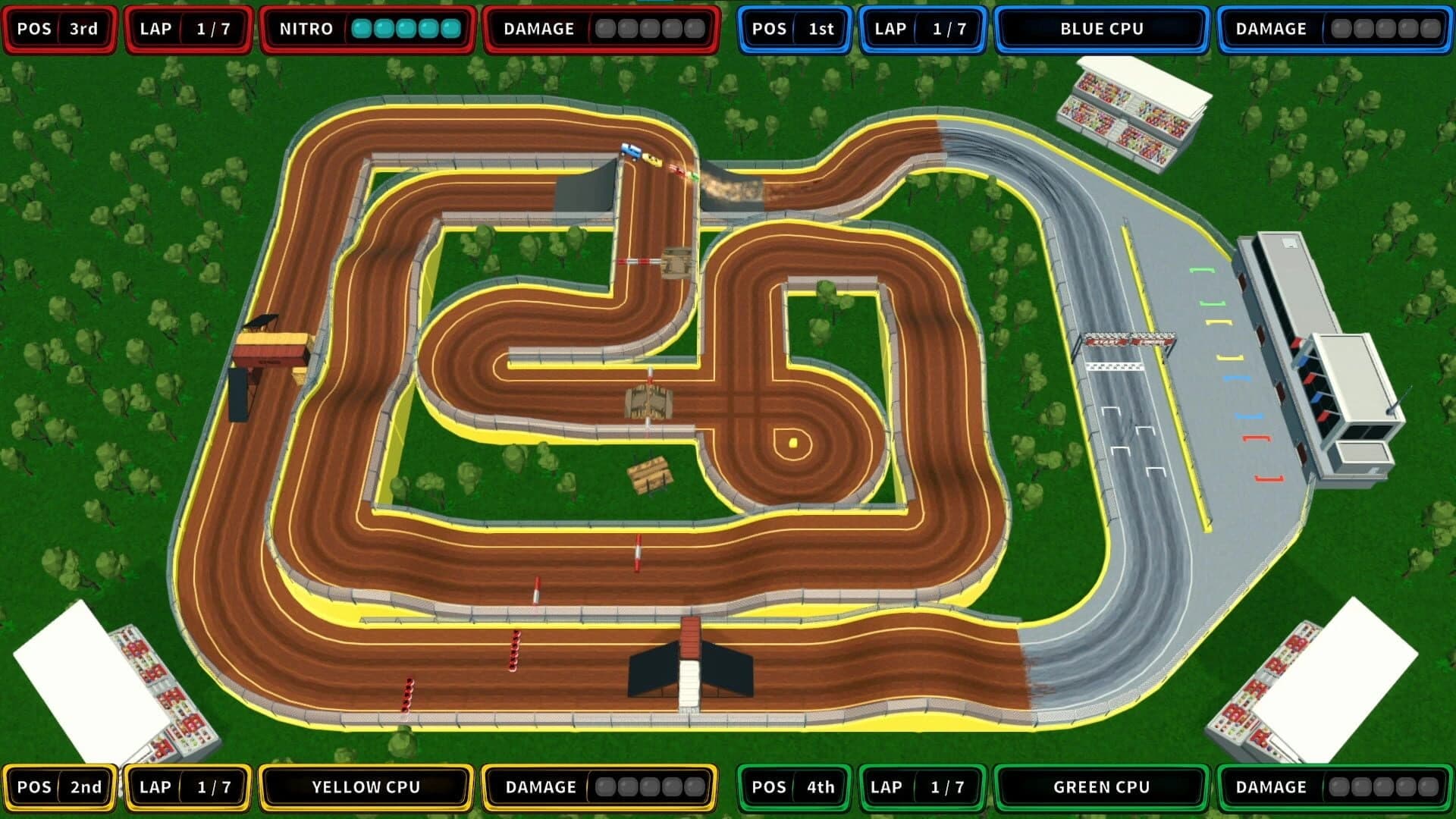 Grizzly Cup Turbo Challenge '92 screenshot 1