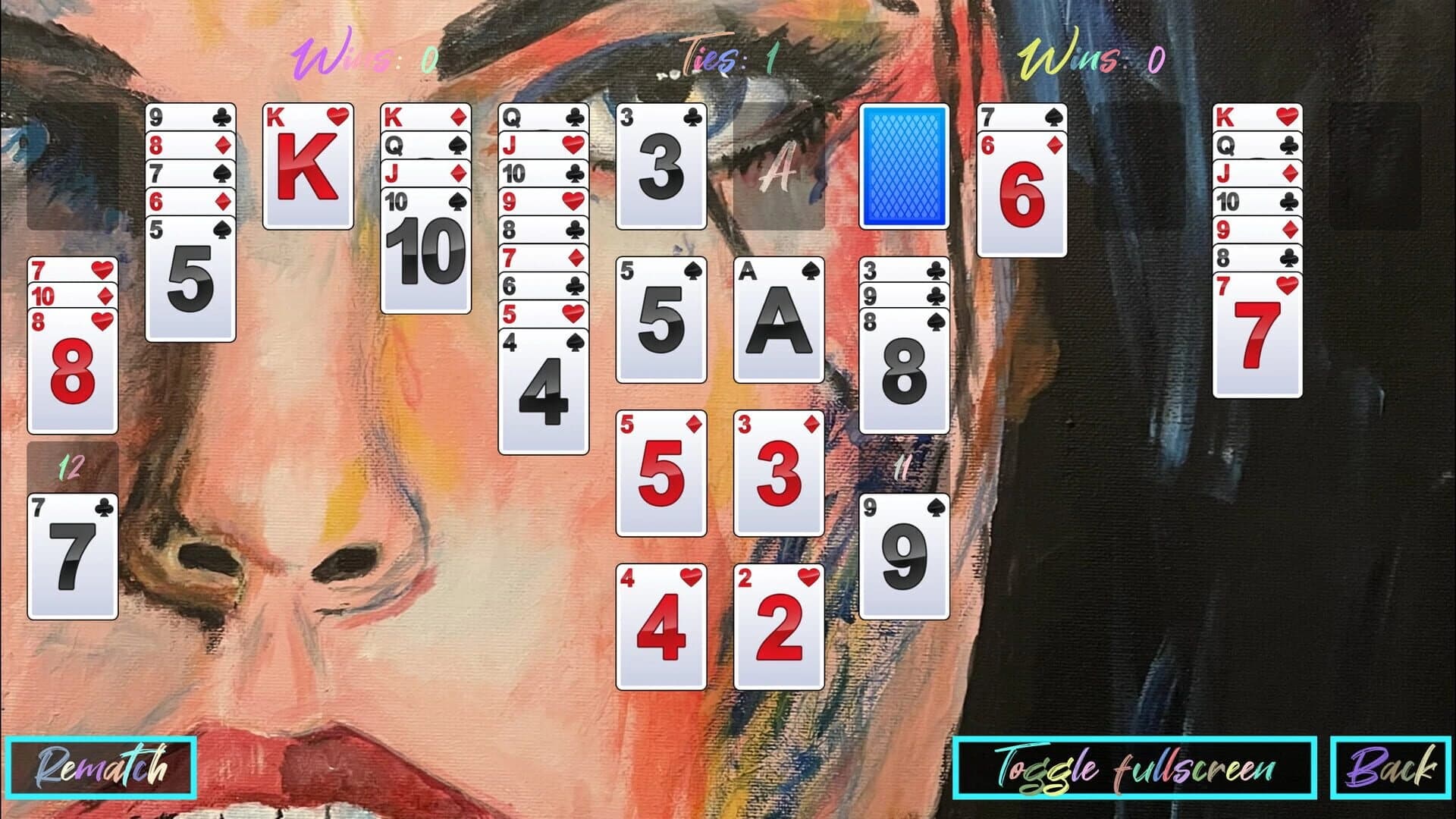 Gudrun's Solitaire Duel screenshot 1
