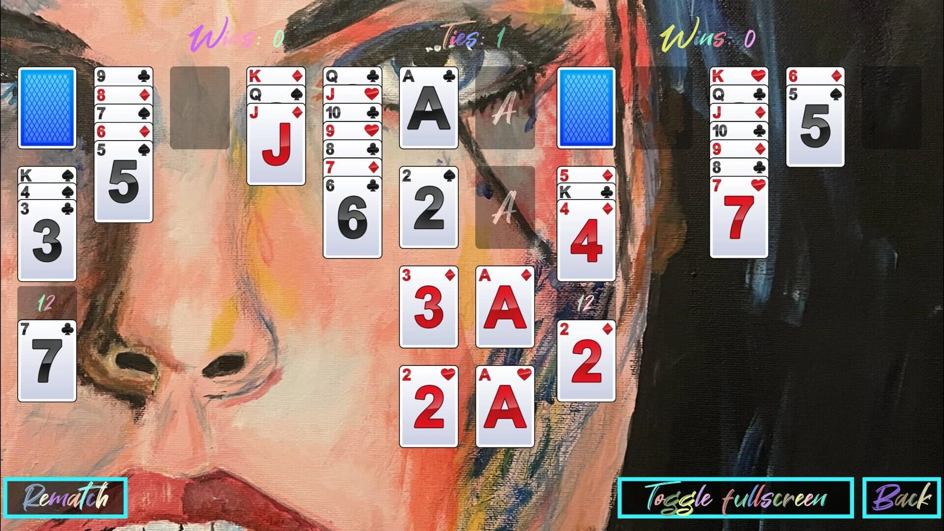 Gudrun's Solitaire Duel screenshot 2