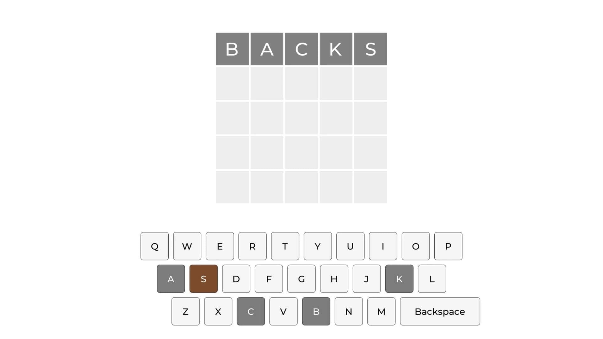 Guess the Word screenshot 1