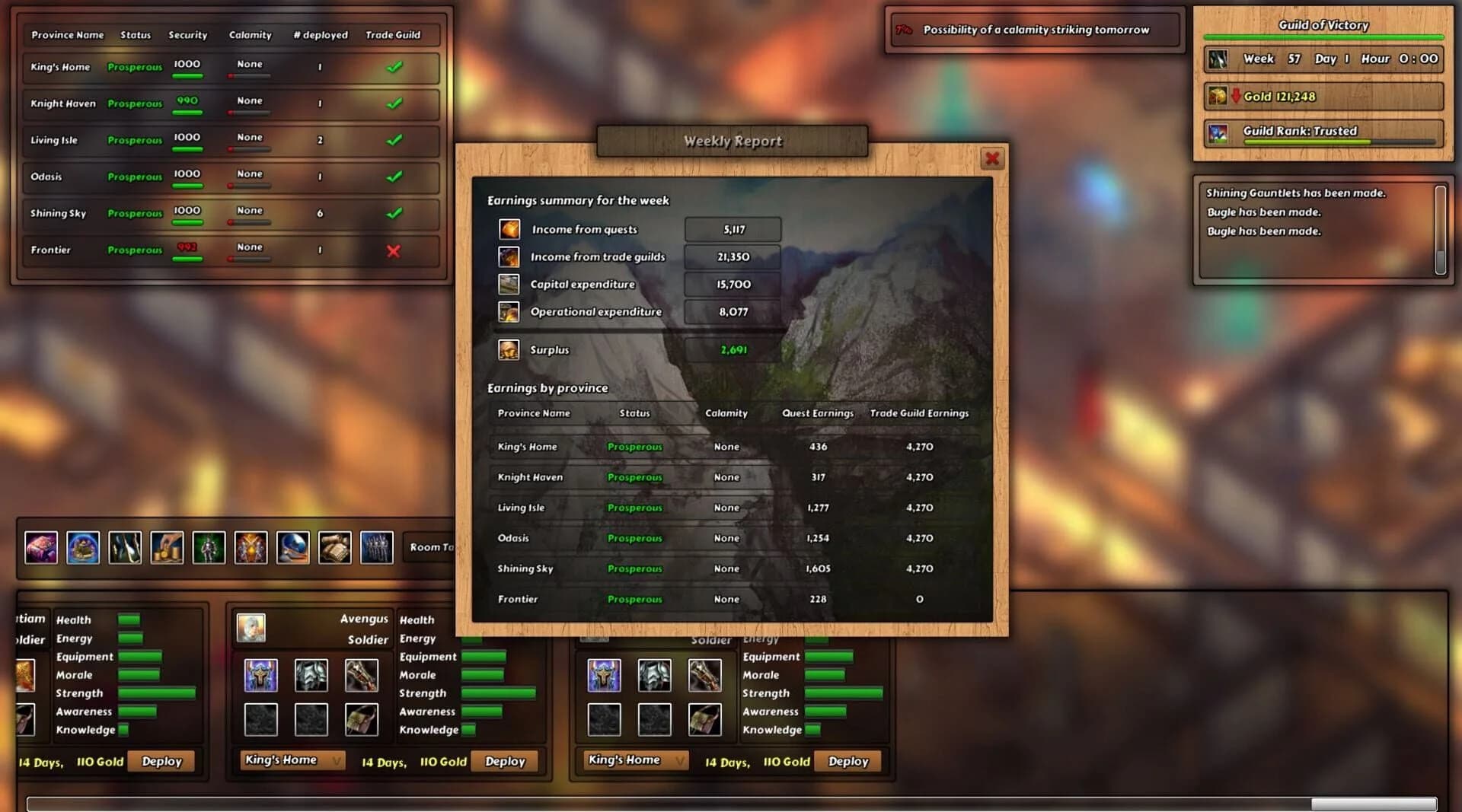 Guild Commander screenshot 1