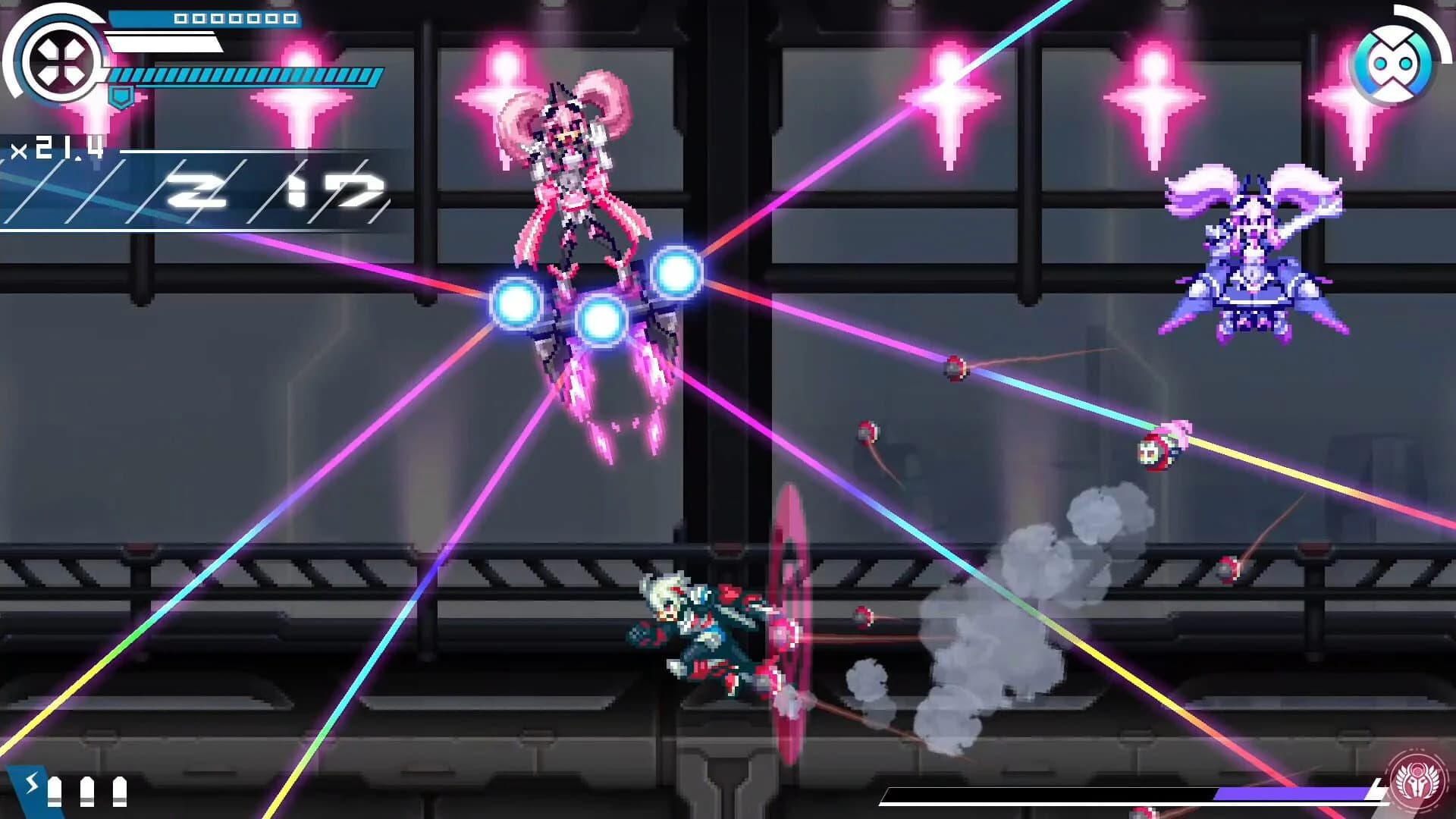 Gunvolt Chronicles: Luminous Avenger iX screenshot 1