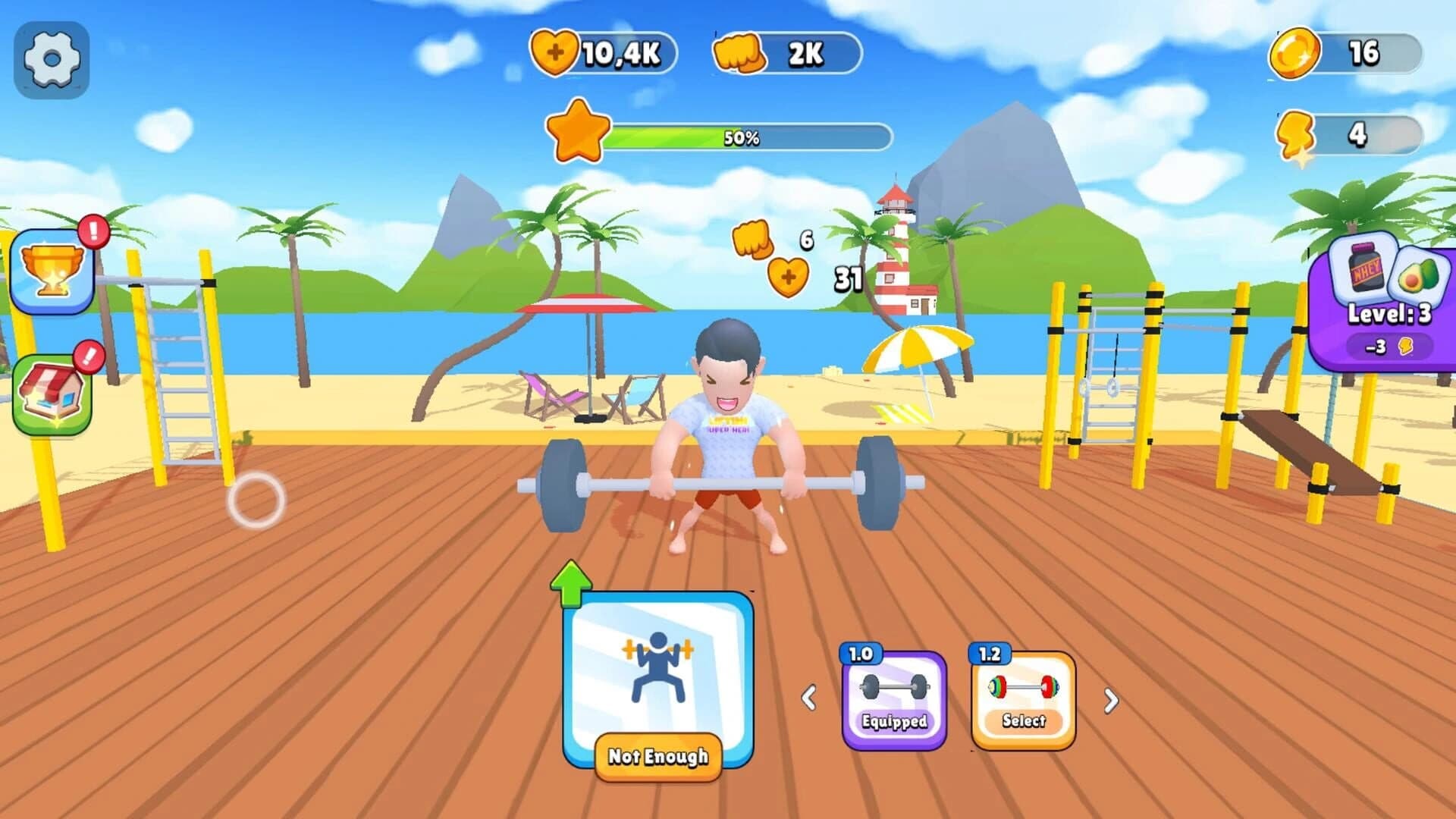Gym Lifting Hero: Tile Master screenshot 1