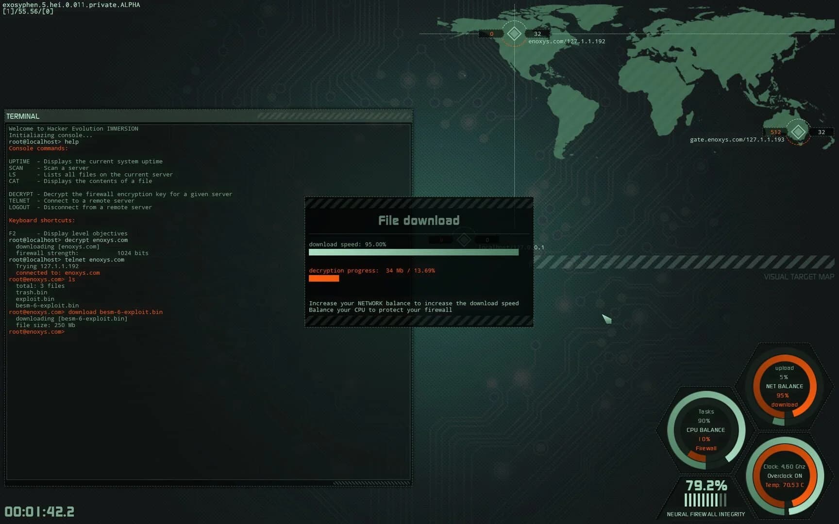 Hacker Evolution Immersion screenshot 2