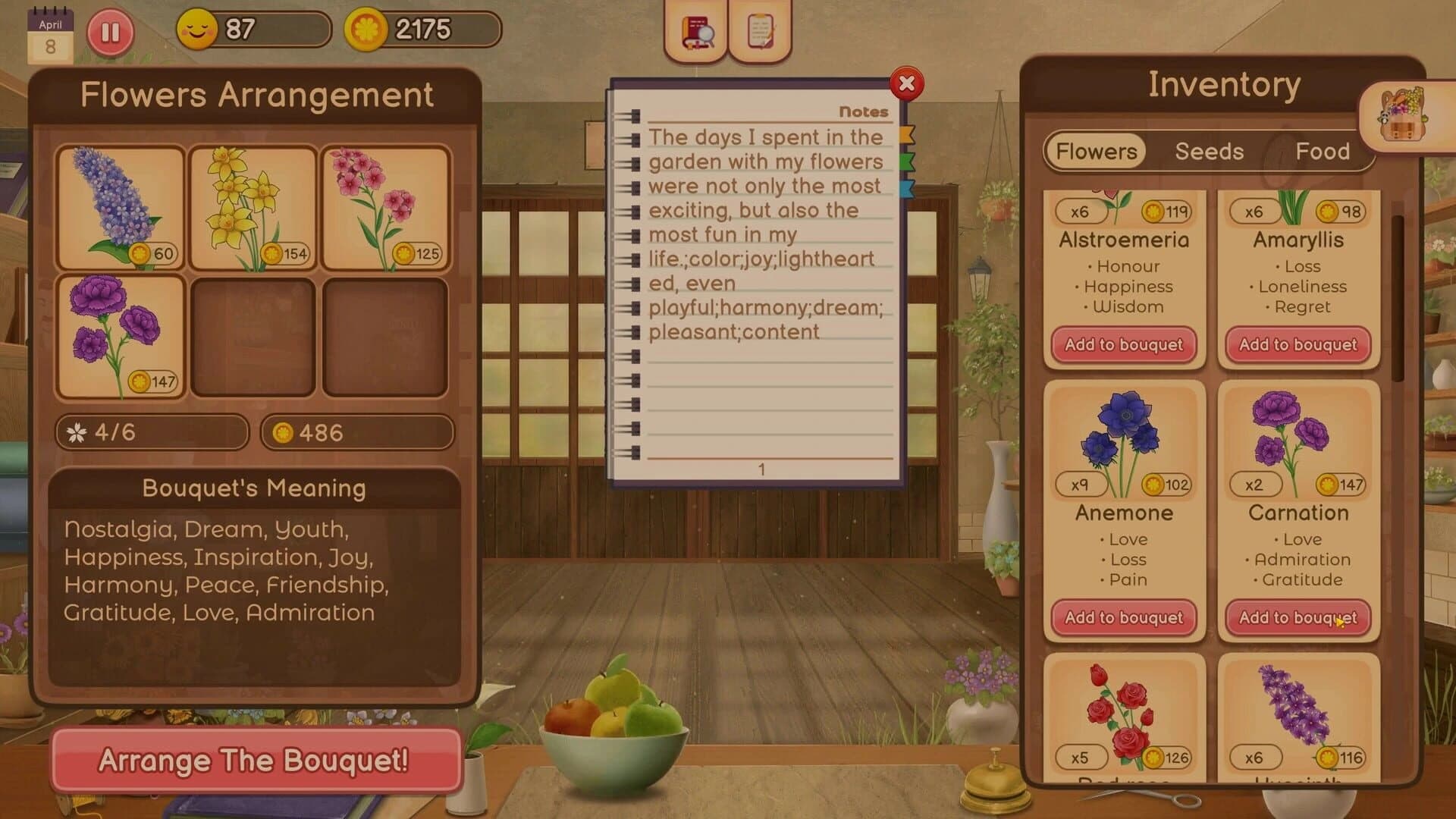 Hanako's flower shop screenshot 5