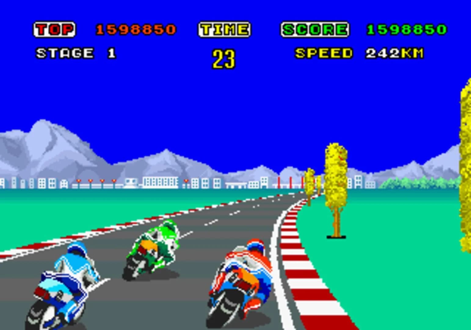 Hang-On screenshot 1