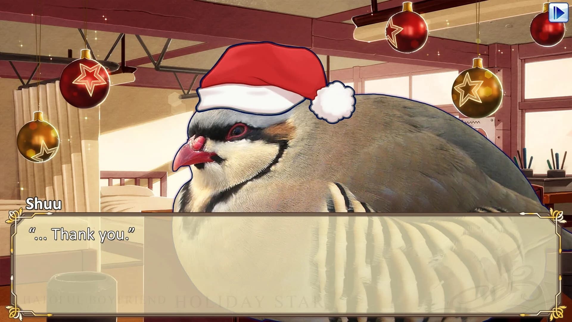 Hatoful Boyfriend: Holiday Star screenshot 1