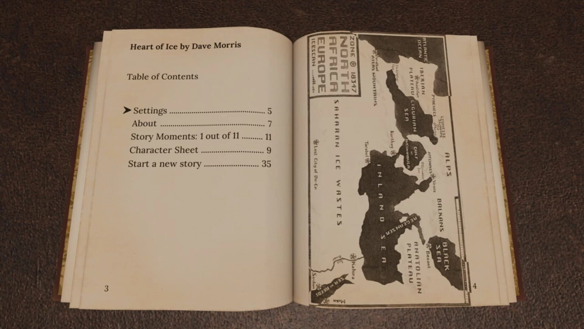 Heart of Ice by Dave Morris screenshot 5