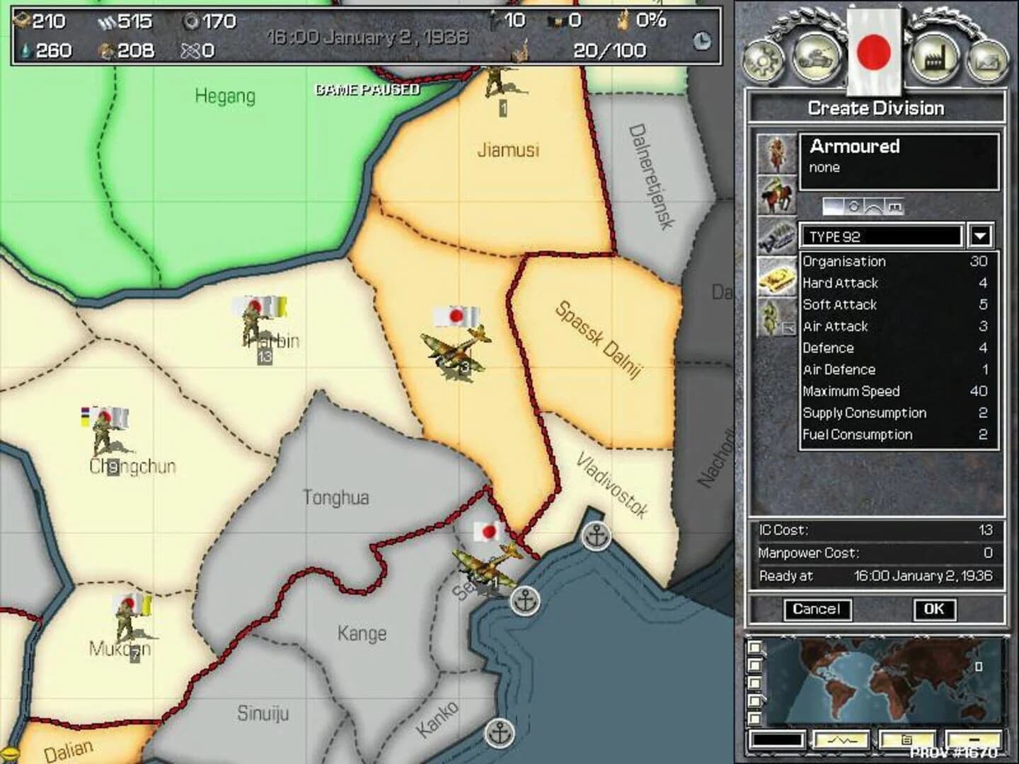 Hearts of Iron screenshot 5