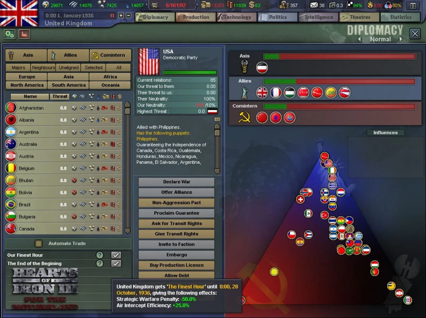 Hearts of Iron III: For the Motherland screenshot 5
