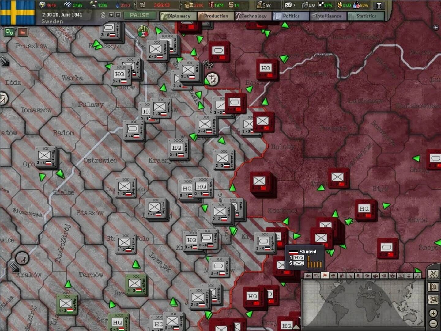 Hearts of Iron III: Semper Fi screenshot 3