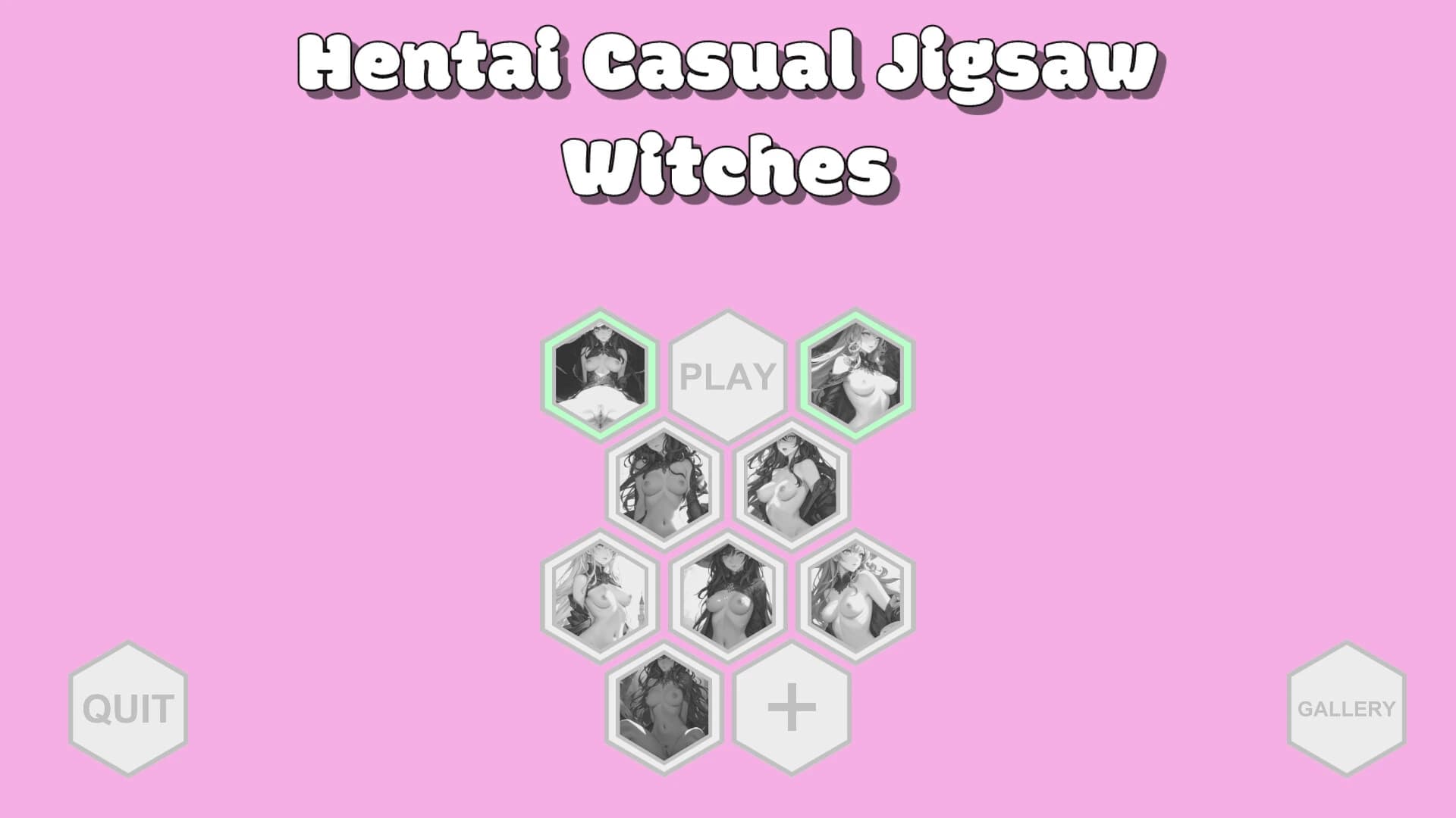 Hentai Casual Jigsaw: Witches screenshot 1