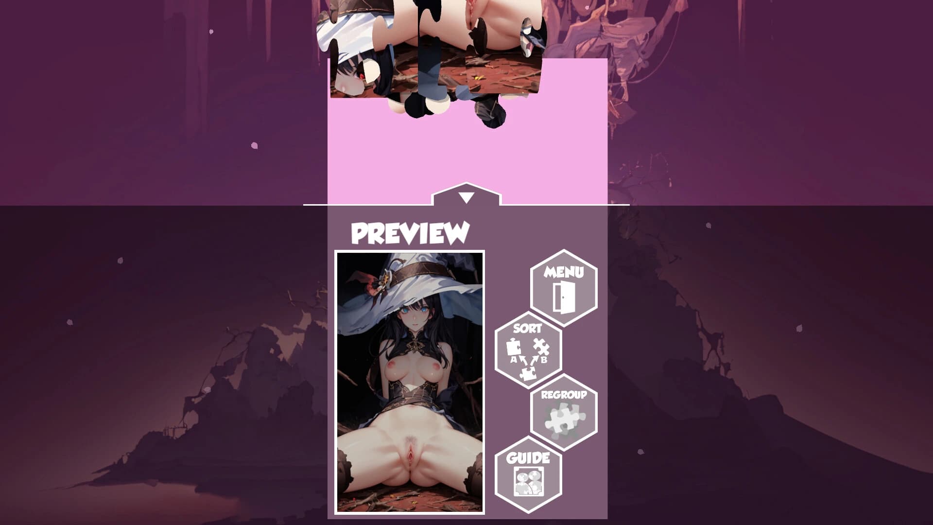 Hentai Casual Jigsaw: Witches screenshot 5