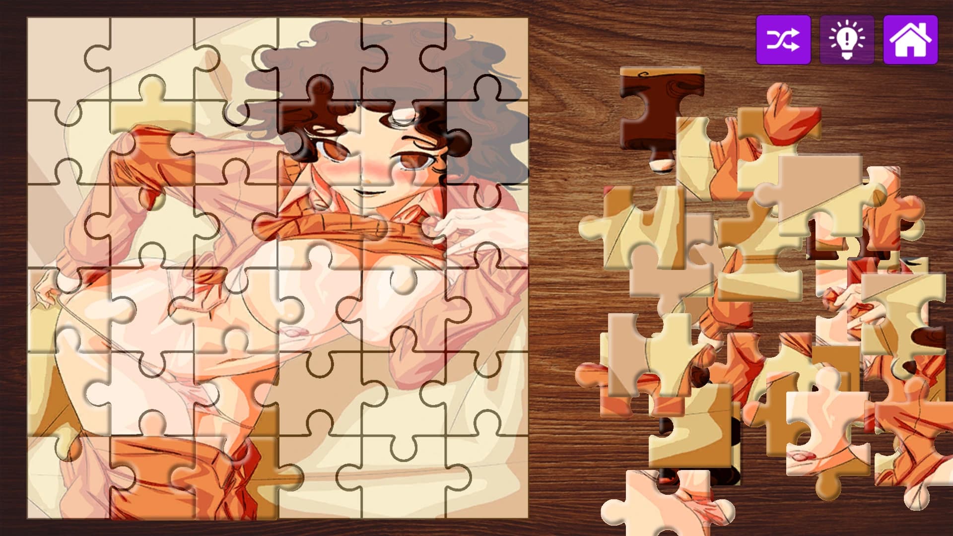 Hentai Jigsaw Puzzle Collection: Autumn screenshot 4
