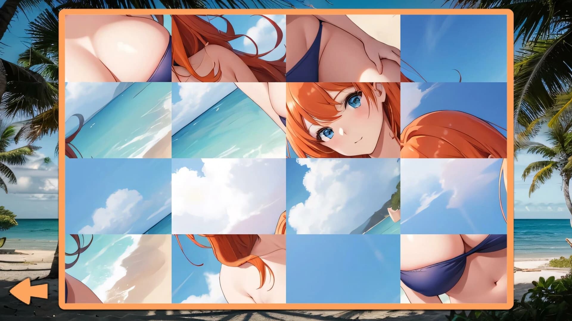 Hentai Puzzle: Tropical Seduction screenshot 1