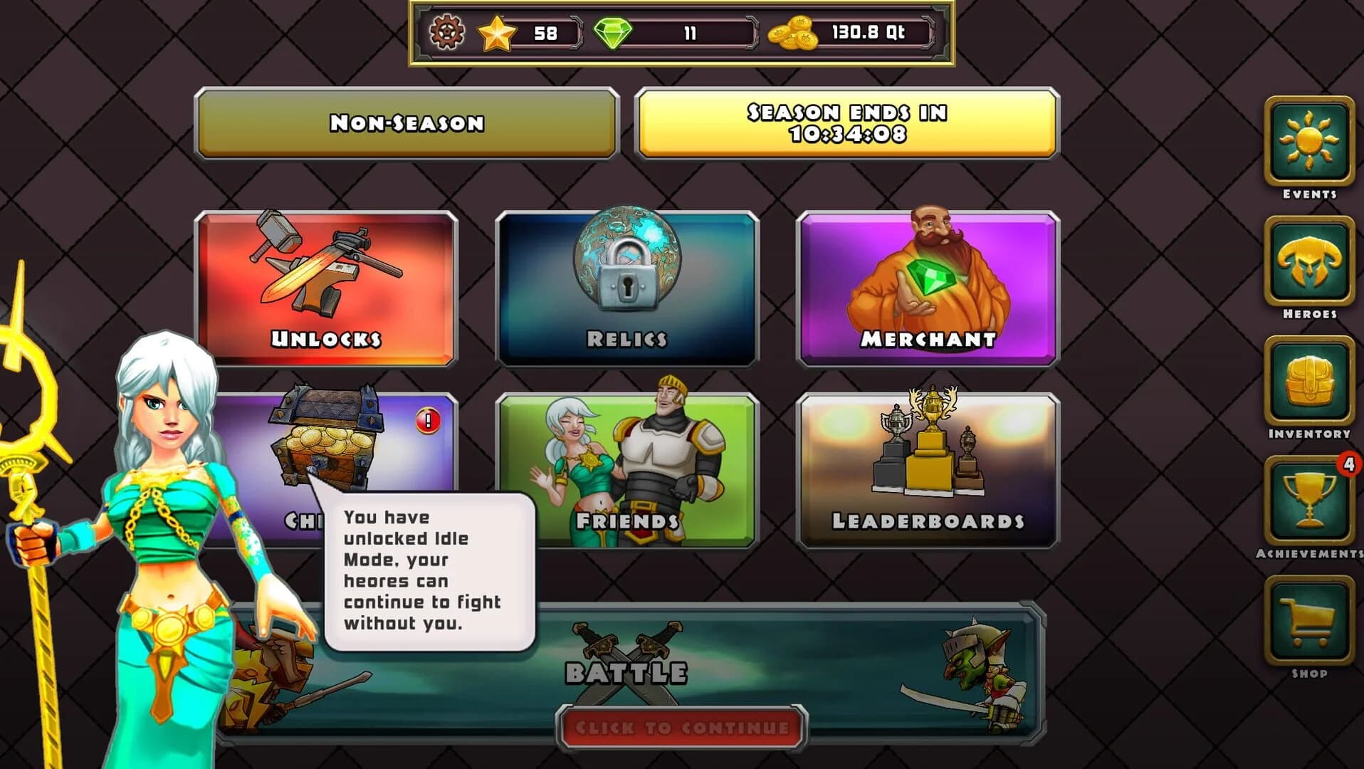 Heroes of Havoc: Idle Adventures screenshot 1