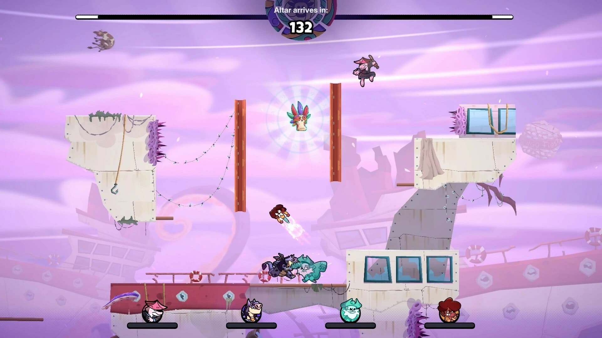 Heroes of the Triangle: Mask Rush screenshot 2